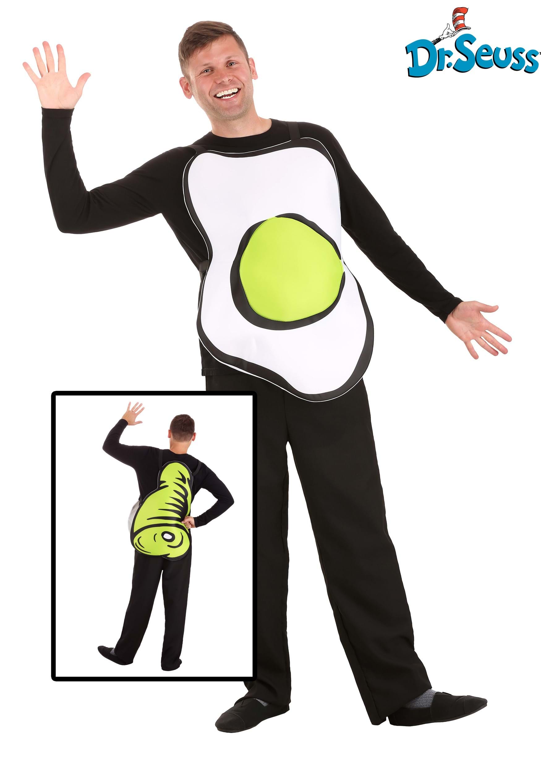 Sam-I-Am Green Eggs & Ham Sandwich Costume 1 Sam-I-Am Green Eggs & Ham Sandwich Costume