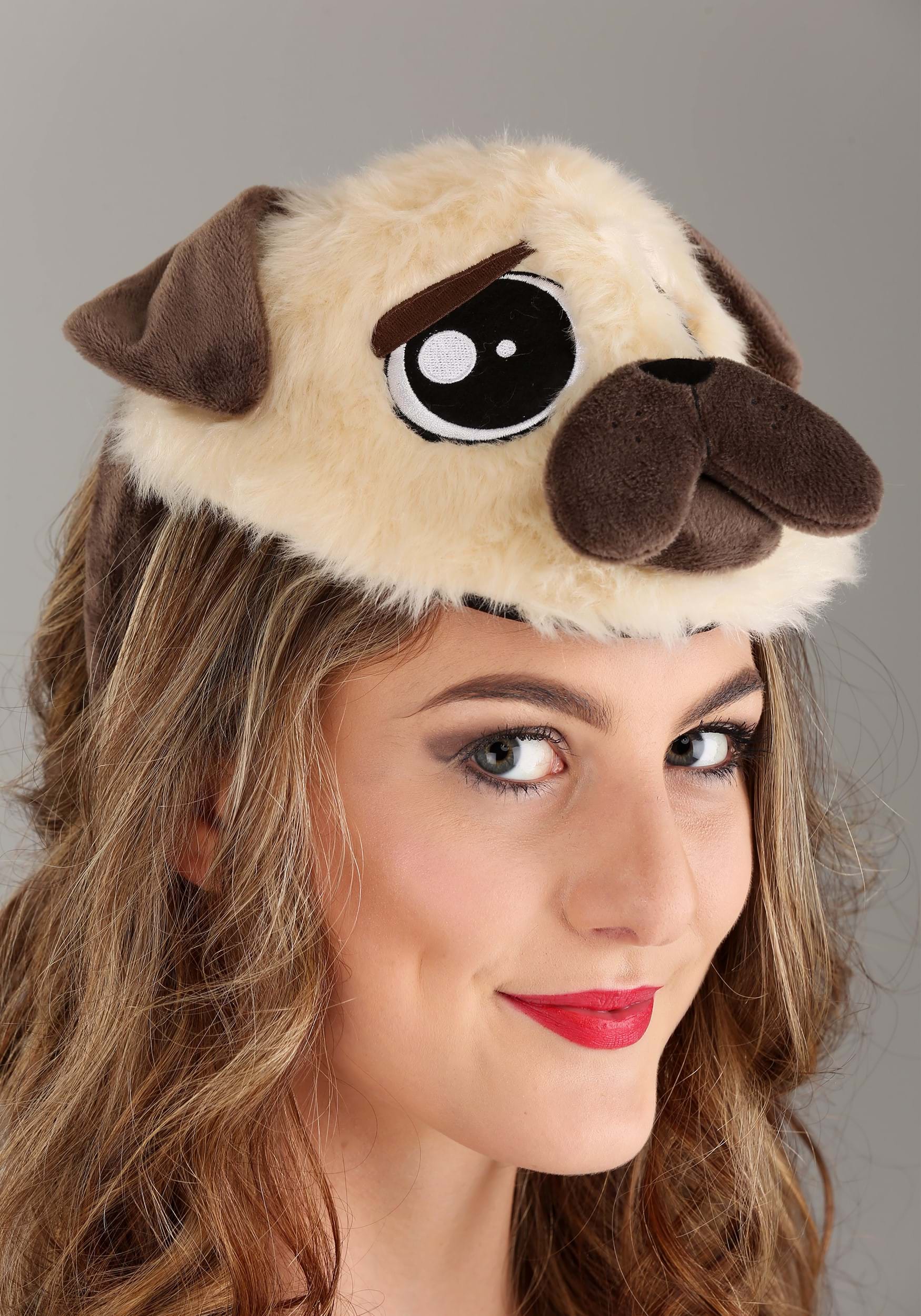 Pug Plush Headband And Tail Kit 3 Pug Plush Headband And Tail Kit