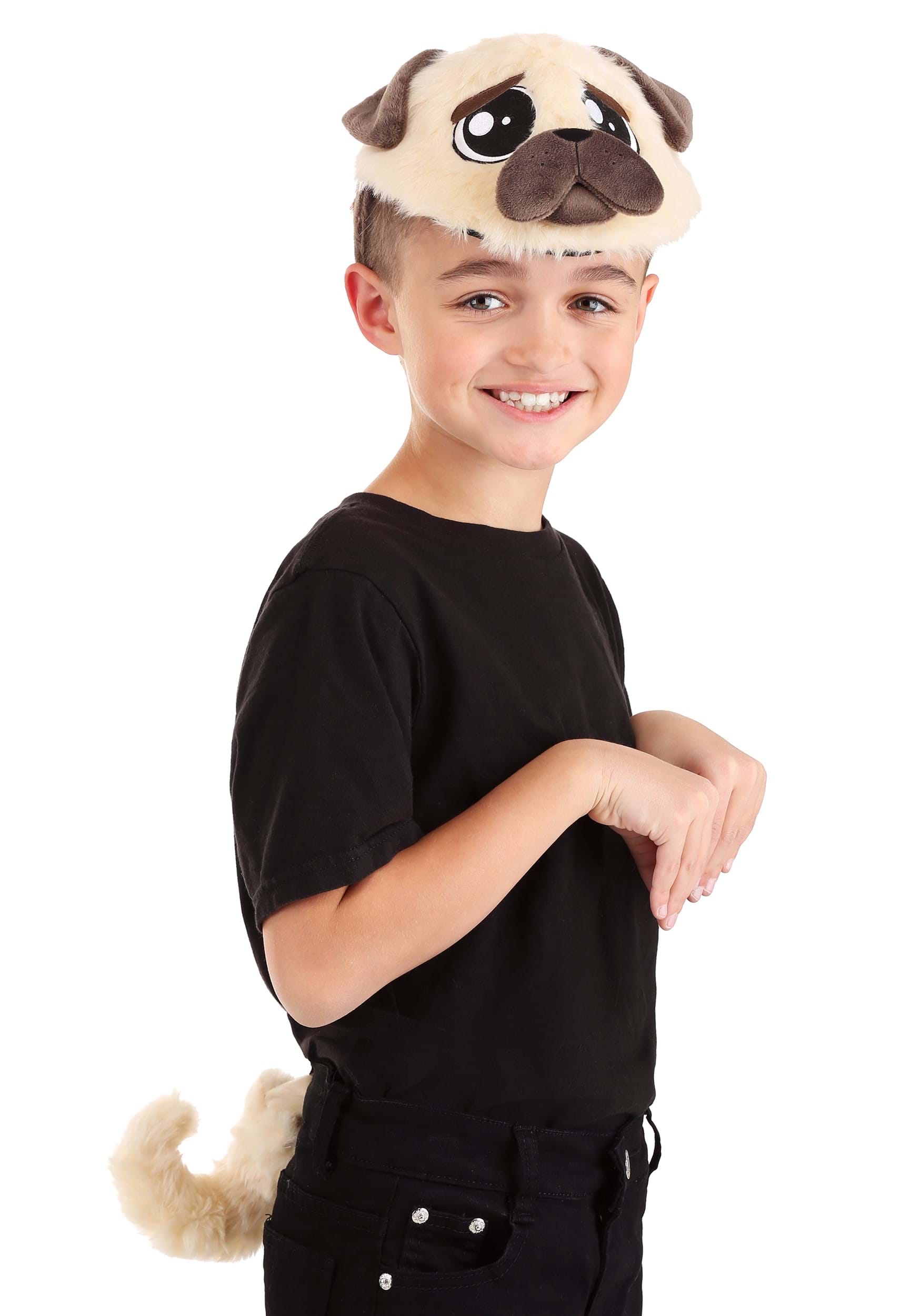 Pug Plush Headband And Tail Kit 5 Pug Plush Headband And Tail Kit
