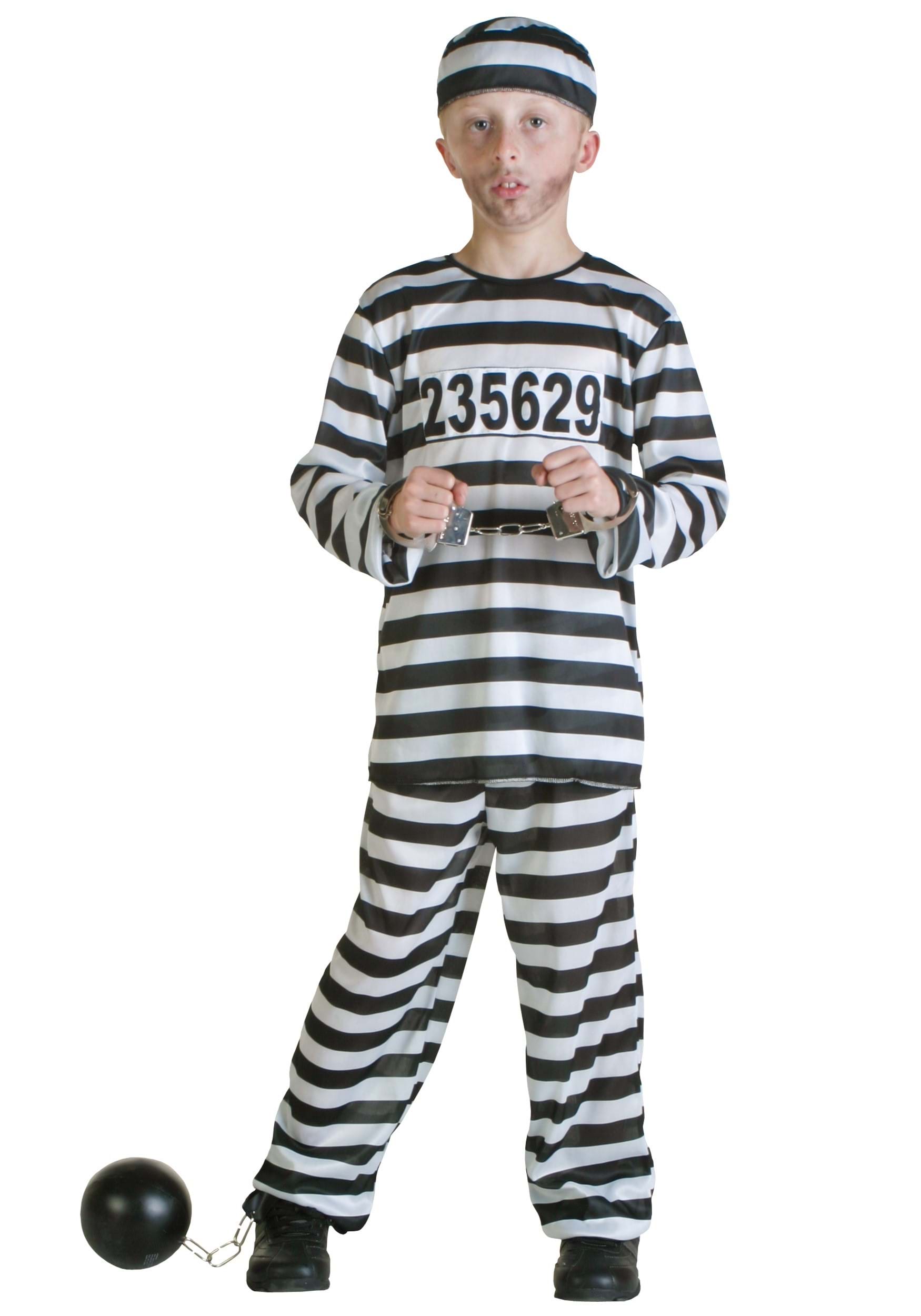 Prisoner Costume for Boys