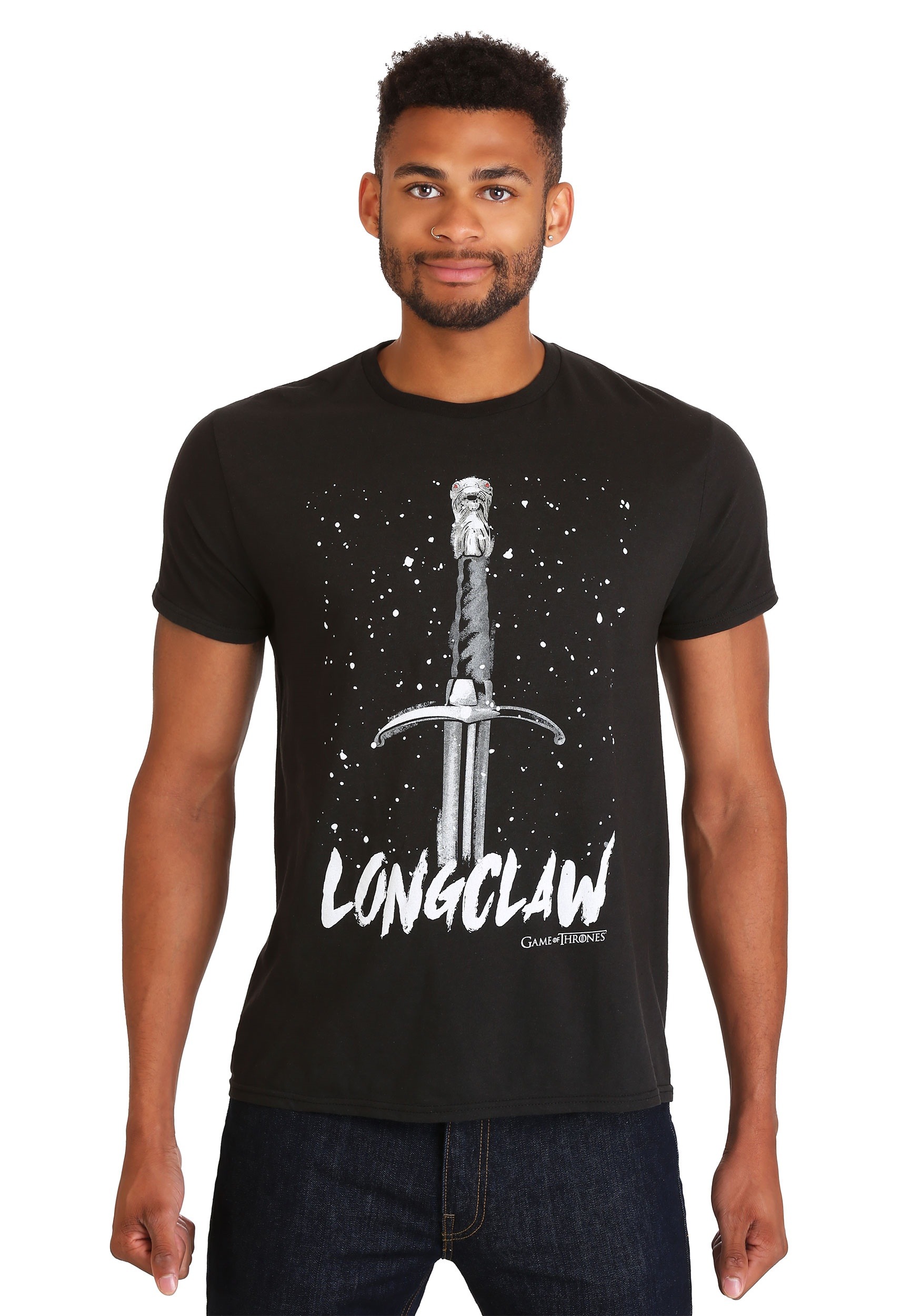 Game of Thrones Longclaw Sword Adult T-Shirt 1 Game of Thrones Longclaw Sword Adult T-Shirt
