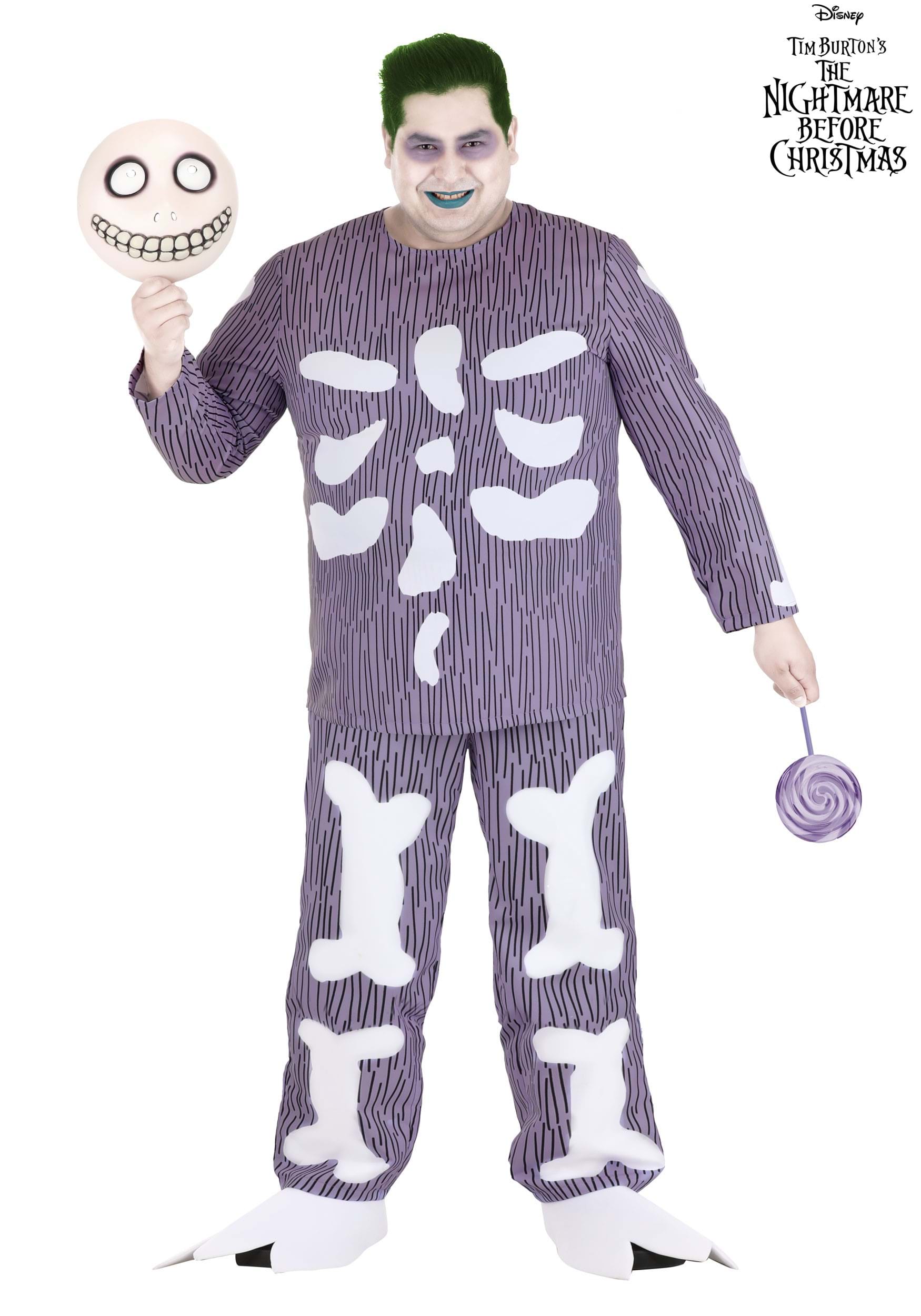 Disney Nightmare Before Christmas Adult Plus Size Barrel Costume