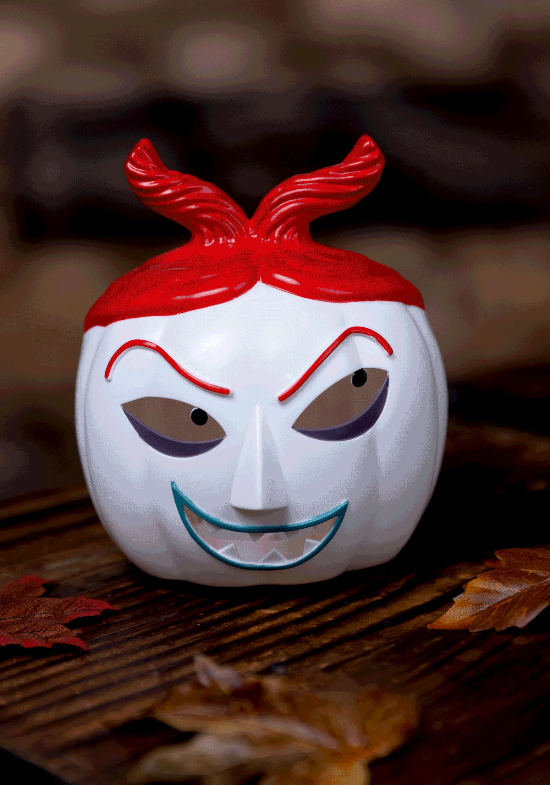 6-Inch Nightmare Before Christmas Lock Pumpkin Light Up Decoration 1 6-Inch Nightmare Before Christmas Lock Pumpkin Light Up Decoration