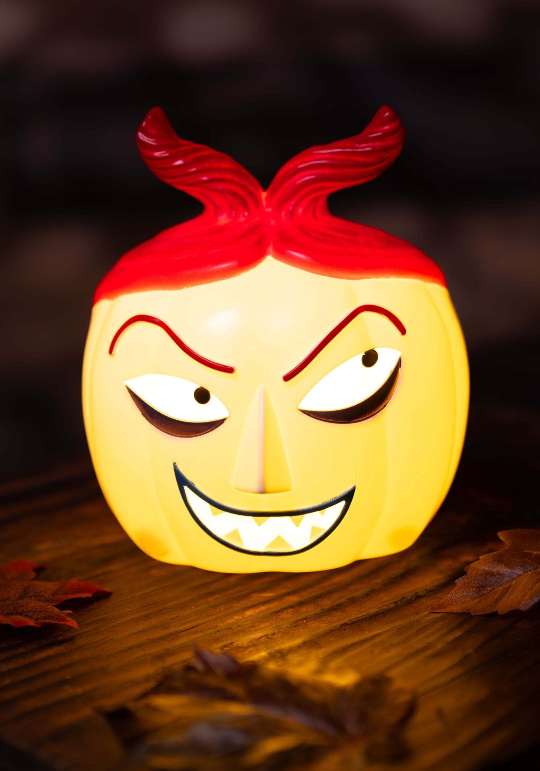 6-Inch Nightmare Before Christmas Lock Pumpkin Light Up Decoration 3 6-Inch Nightmare Before Christmas Lock Pumpkin Light Up Decoration