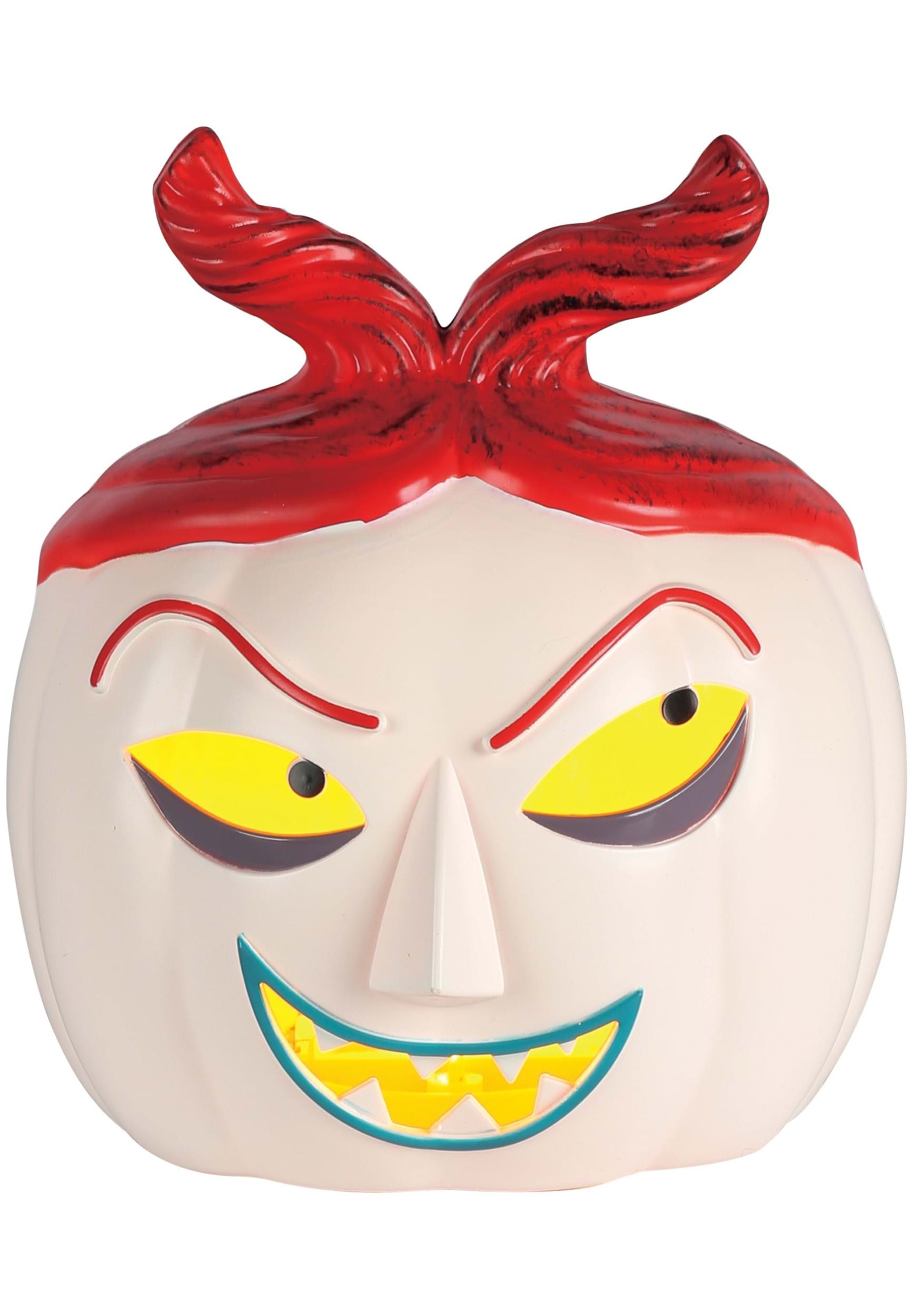 6-Inch Nightmare Before Christmas Lock Pumpkin Light Up Decoration 4 6-Inch Nightmare Before Christmas Lock Pumpkin Light Up Decoration