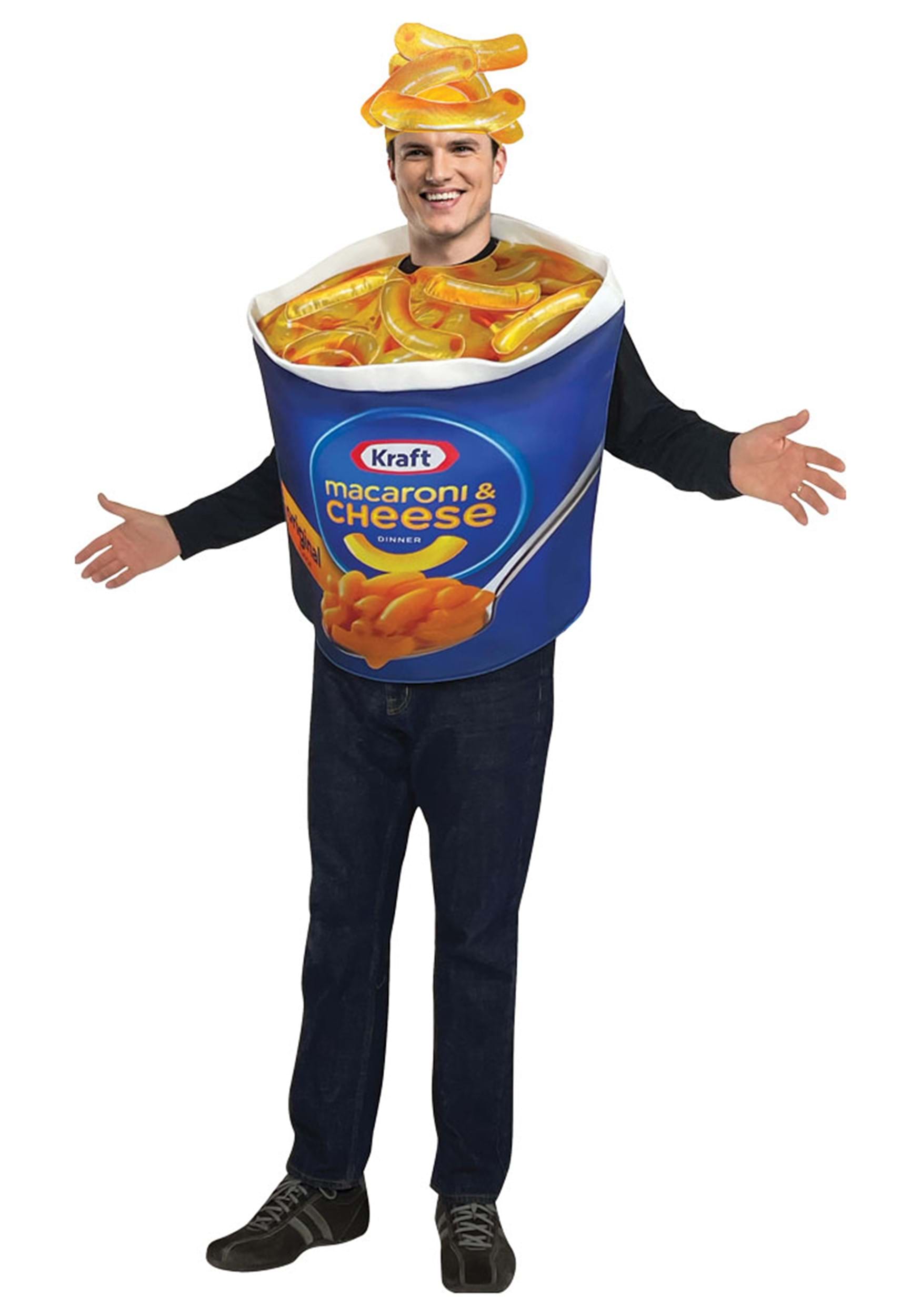 Adult Kraft Mac & Cheese Cup Costume