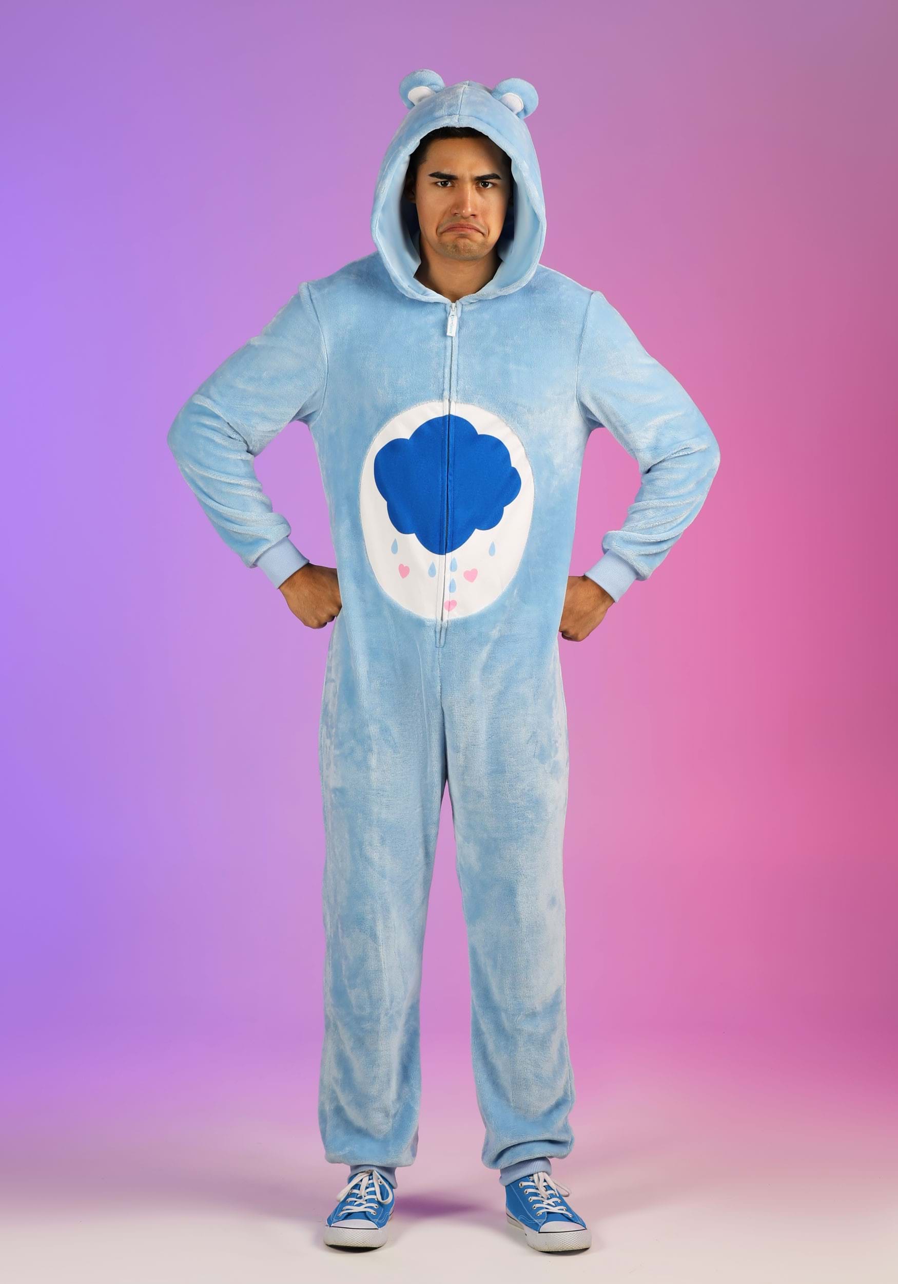 Grumpy Bear Care Bear Onesie for Adults 2 Grumpy Bear Care Bear Onesie for Adults