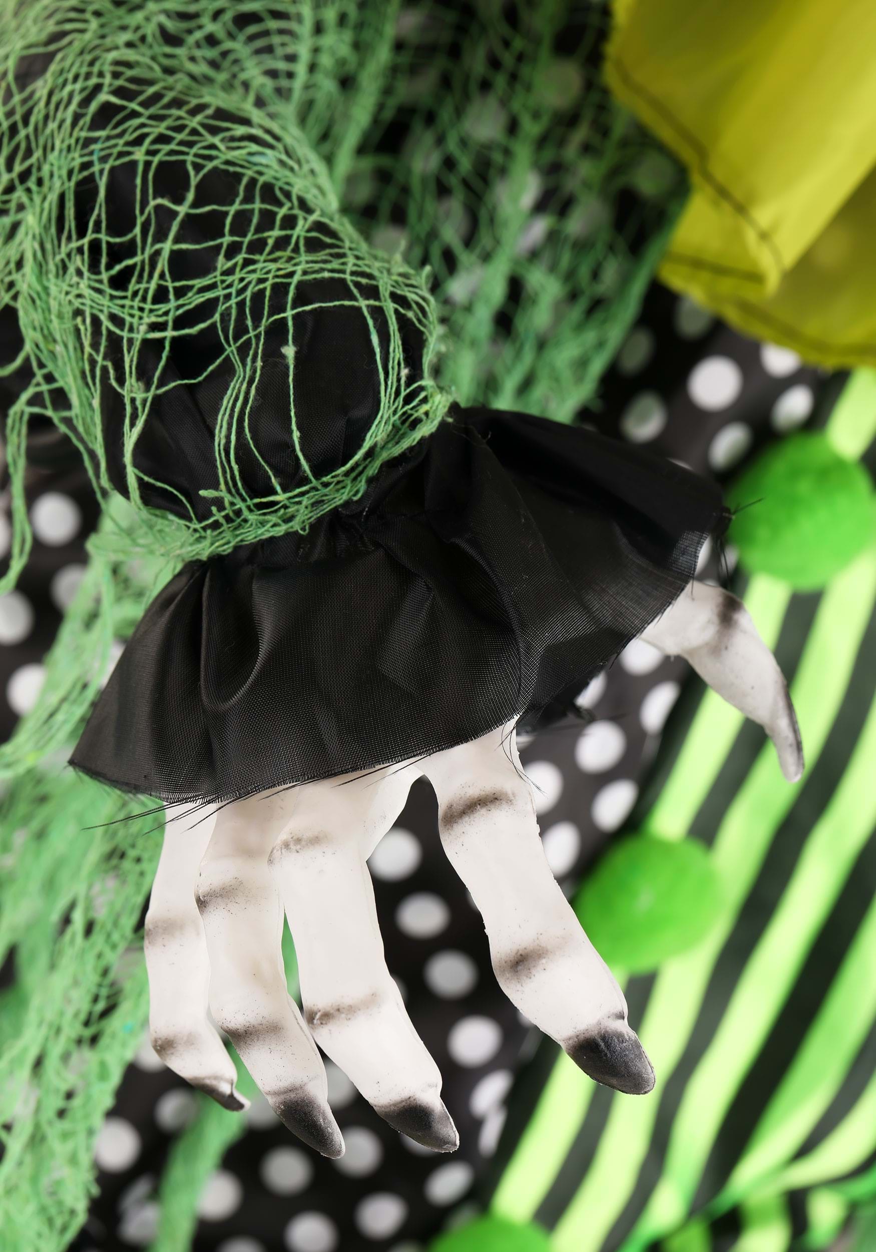 5.5FT Green Clown Animatronic Decoration - Scream Saver