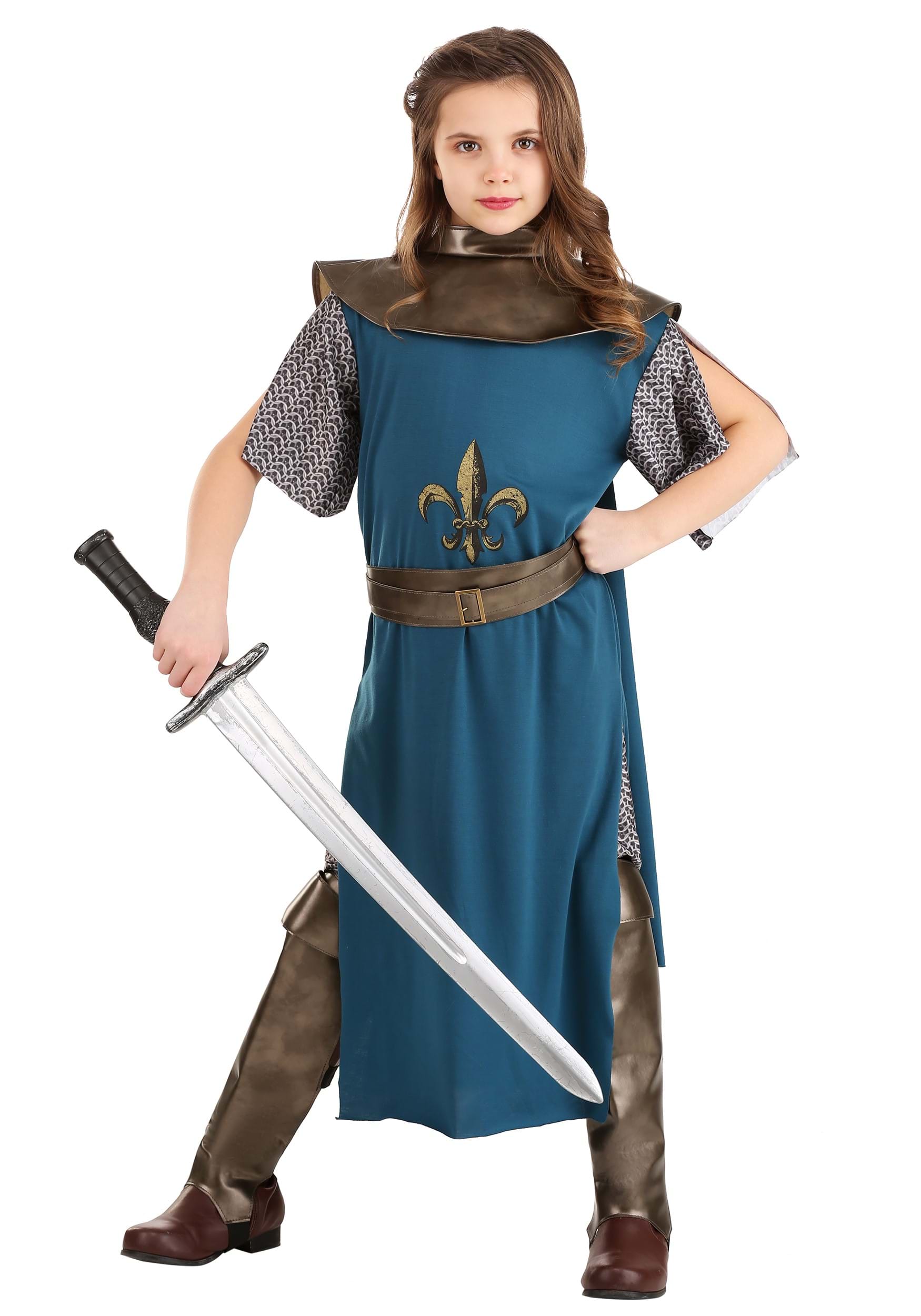 Brave Joan of Arc Costume for Girls