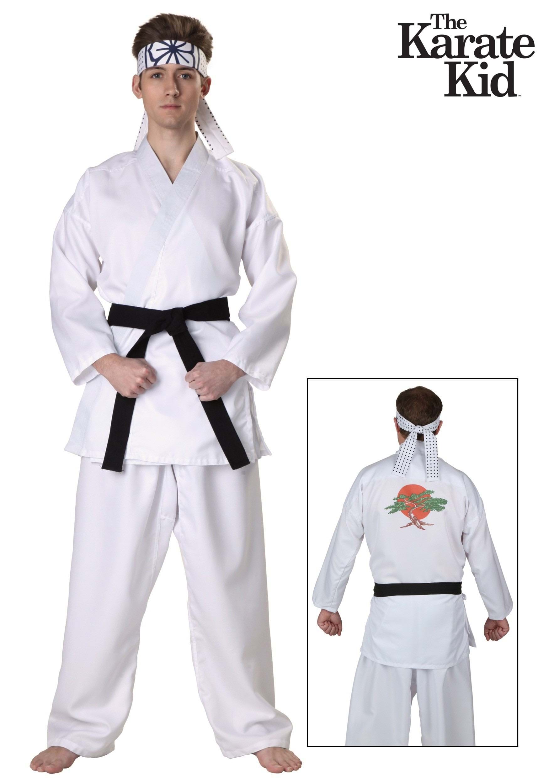 Men's Plus Size Karate Kid Daniel San Costume