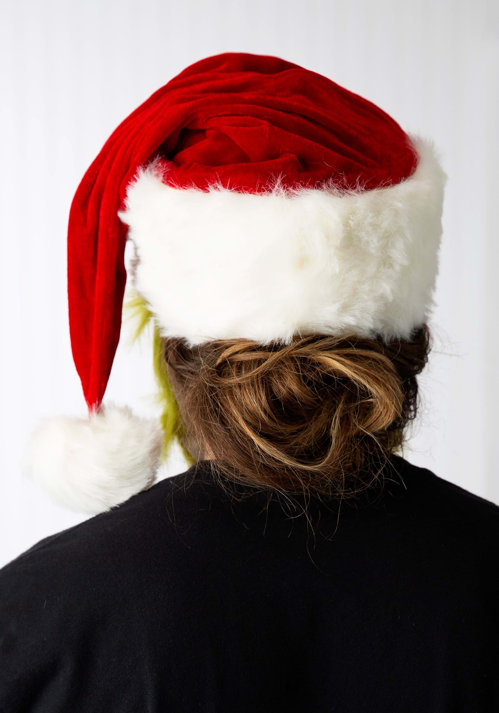 Mister Grinch Fur Beard with Costume Hat 4 Mister Grinch Fur Beard with Costume Hat