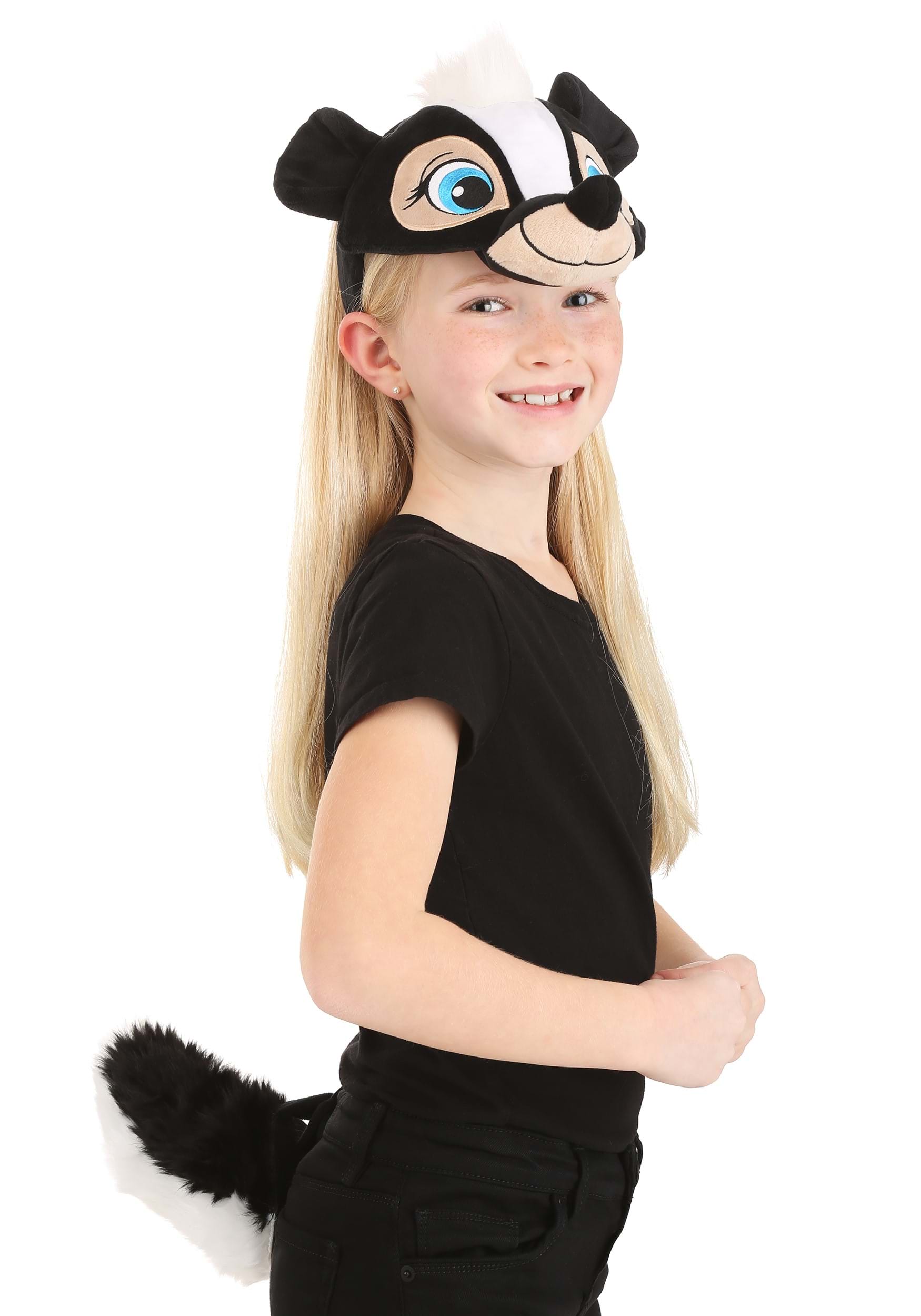Disney Bambi Flower Soft Headband and Tail Skunk Costume Kit