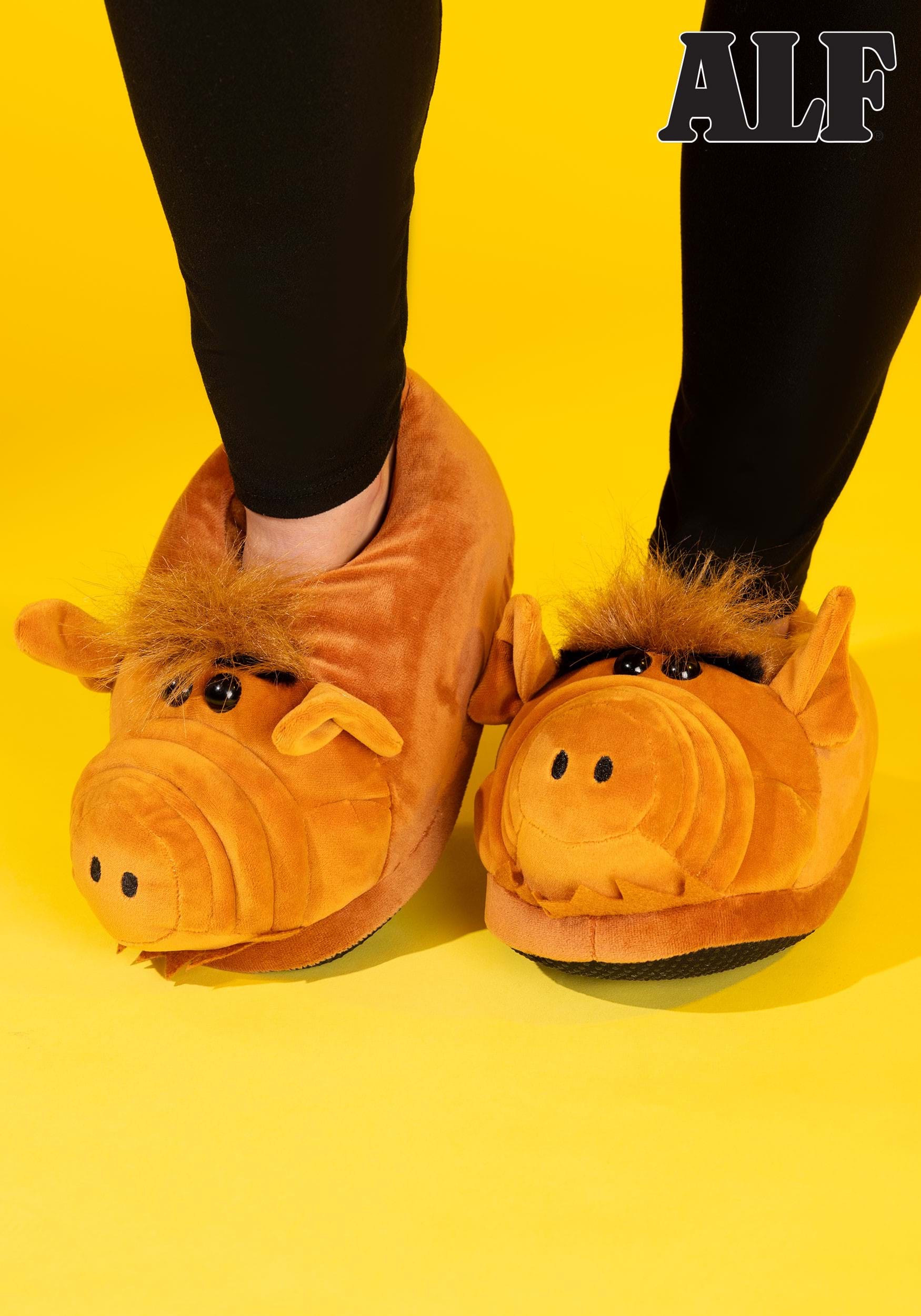 Alf Plush Slippers for Adults