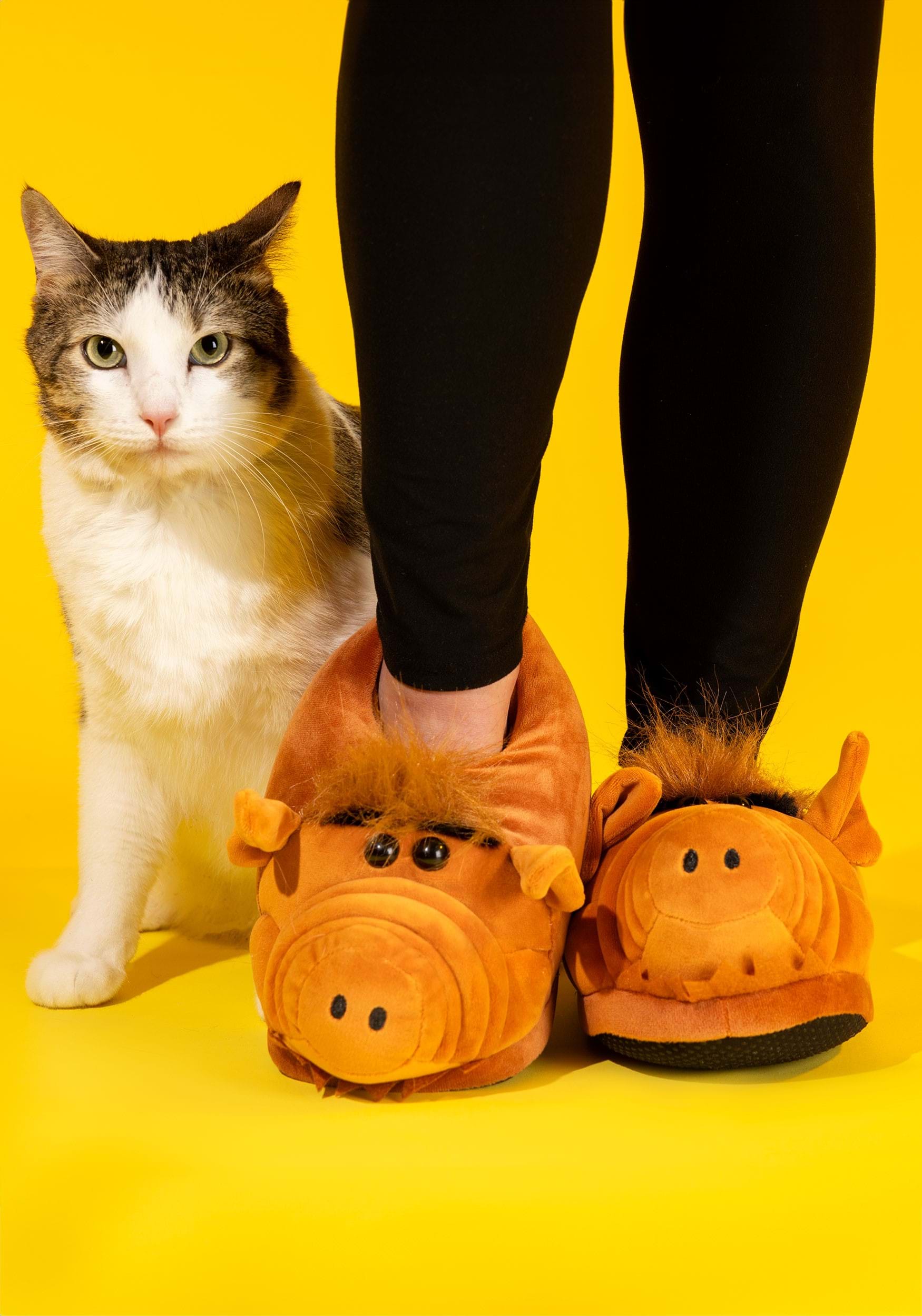 Alf Plush Slippers for Adults