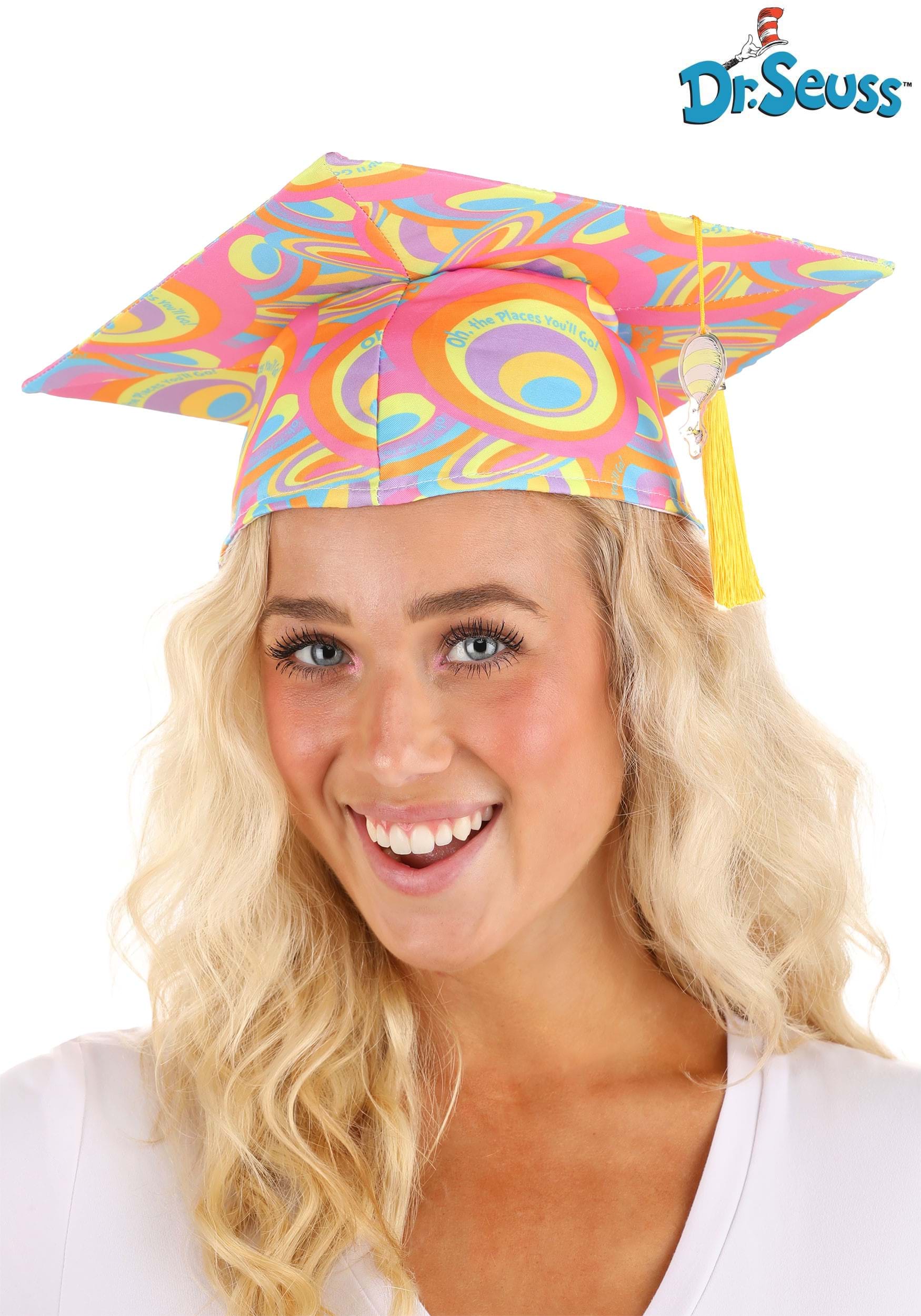 Oh, the Places You'll Go Dr. Seuss Graduation Cap