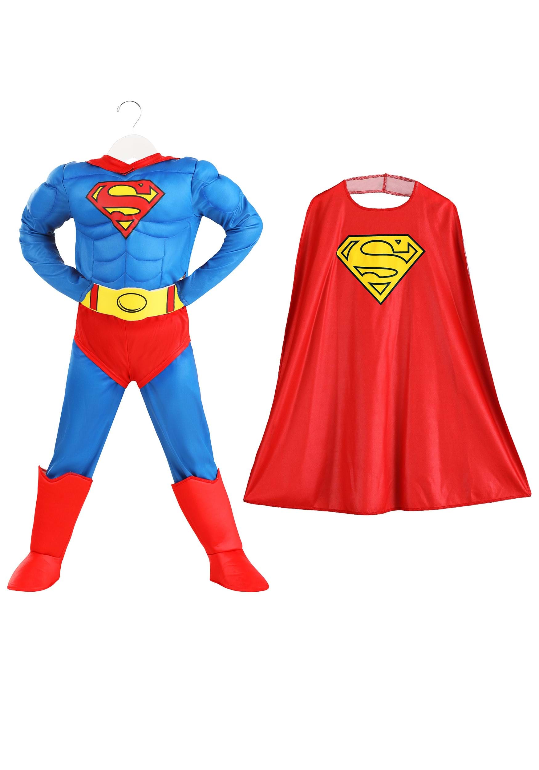 Classic Superman Deluxe Costume for Kids 6 Classic Superman Deluxe Costume for Kids