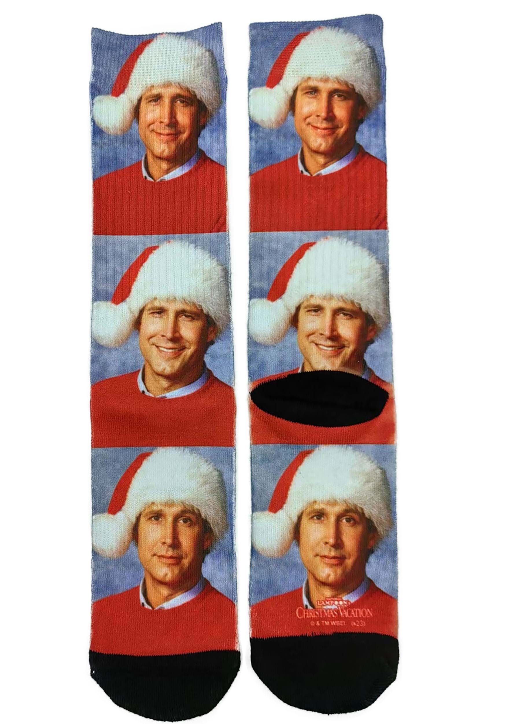 Adult National Lampoon's Christmas Vacation Glamour Shot Socks