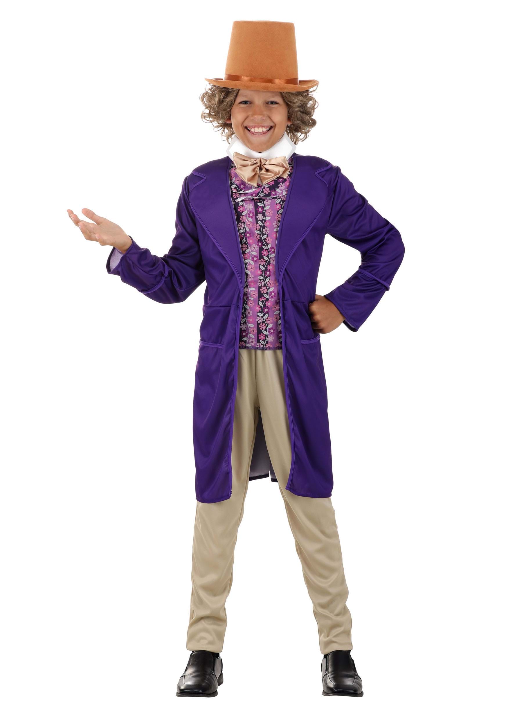 Willy Wonka Costume for Boys 1 Willy Wonka Costume for Boys