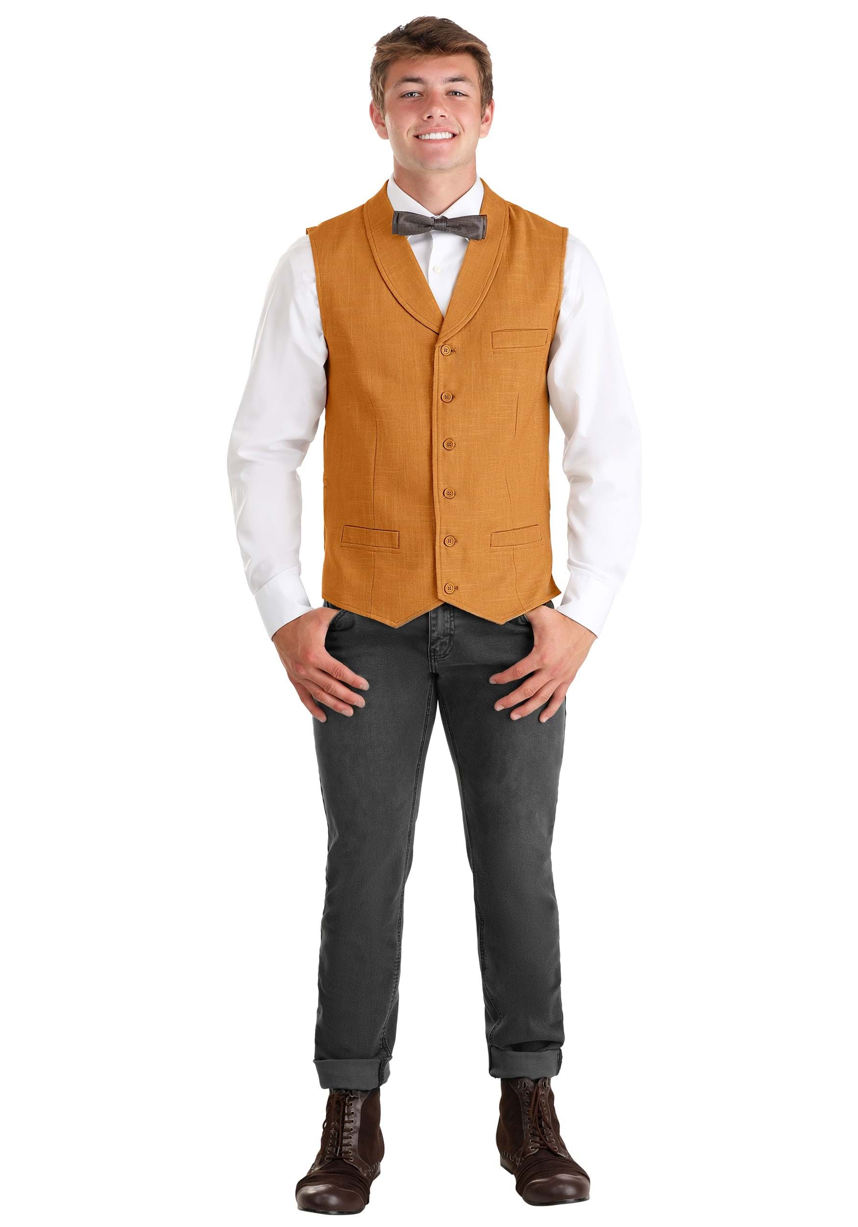 Newt Scamander Vest and Tie for Men 9 Newt Scamander Vest and Tie for Men