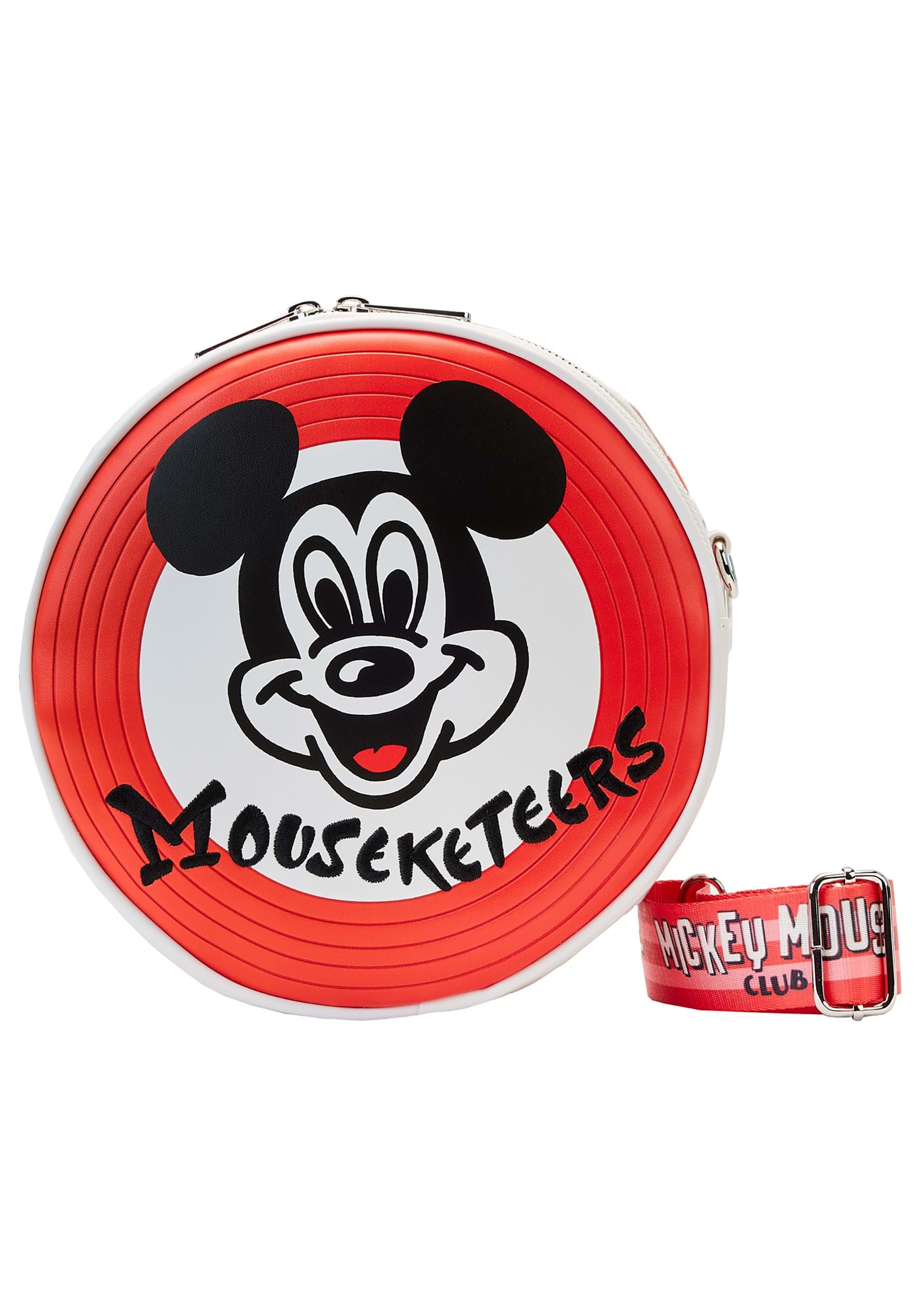 Loungefly Disney 100th Mickey Mouseketeers Ear Holder Crossbody Bag