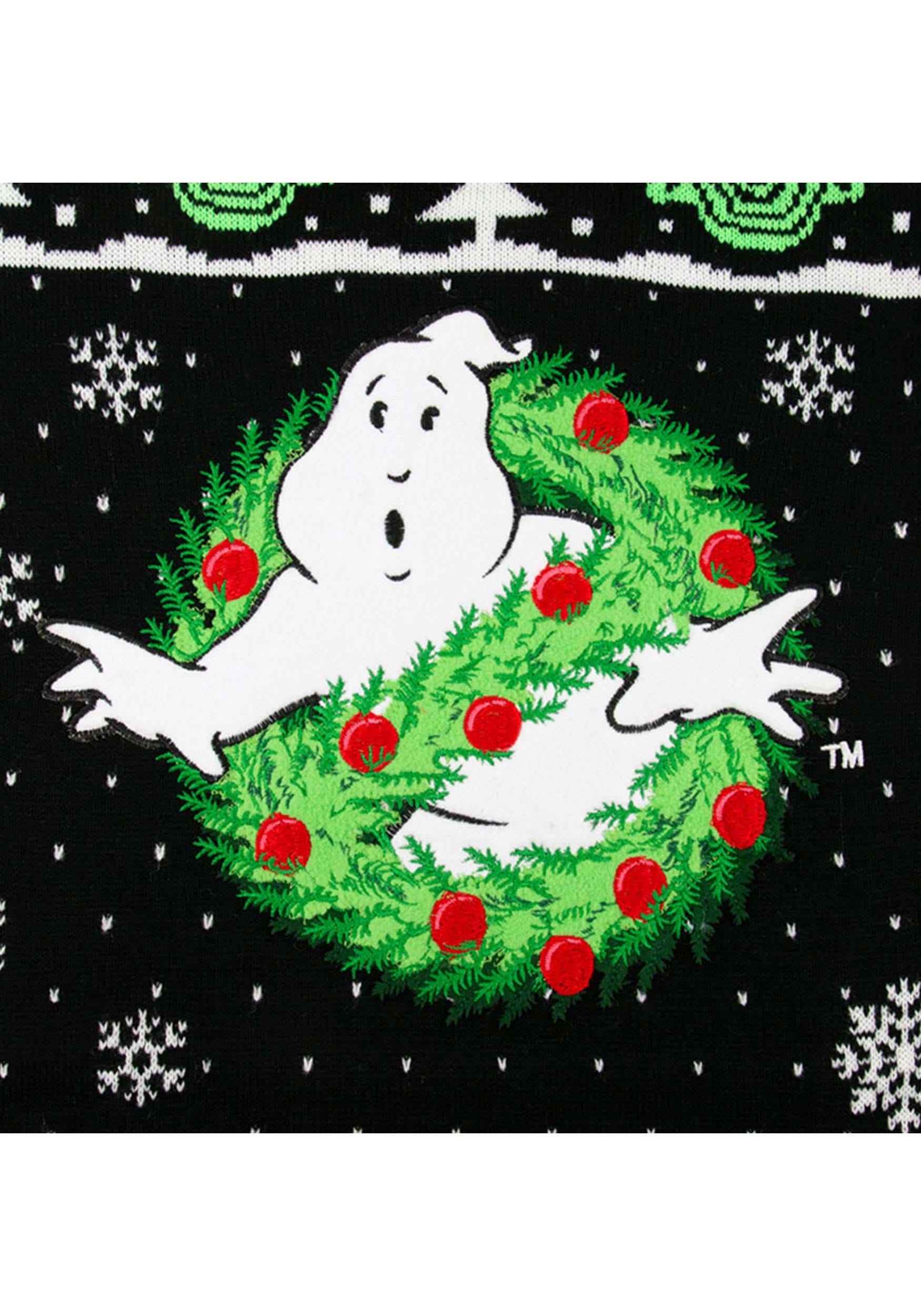 Adult Ghostbusters Ugly Christmas Sweater 5 Adult Ghostbusters Ugly Christmas Sweater