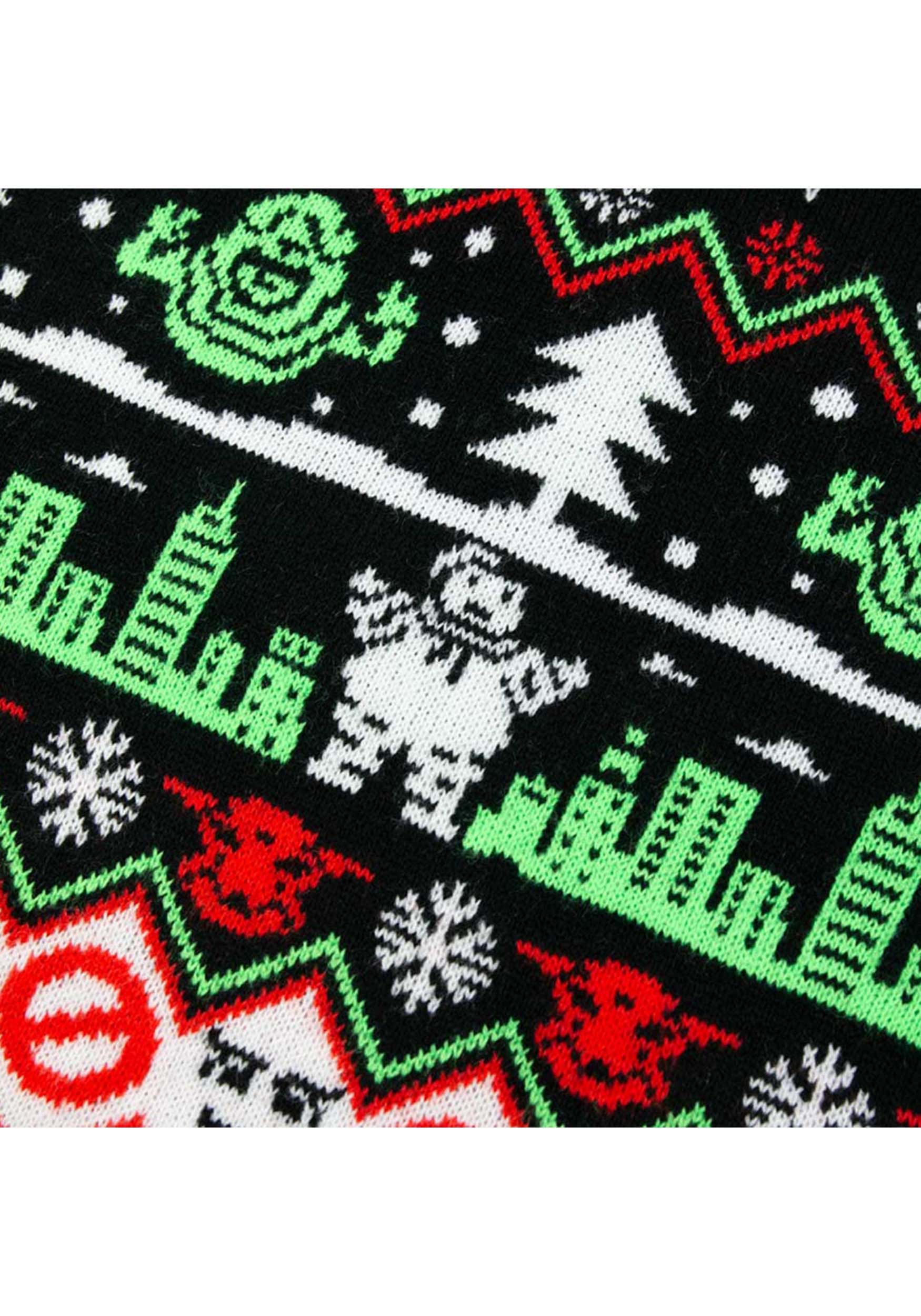 Adult Ghostbusters Ugly Christmas Sweater 6 Adult Ghostbusters Ugly Christmas Sweater
