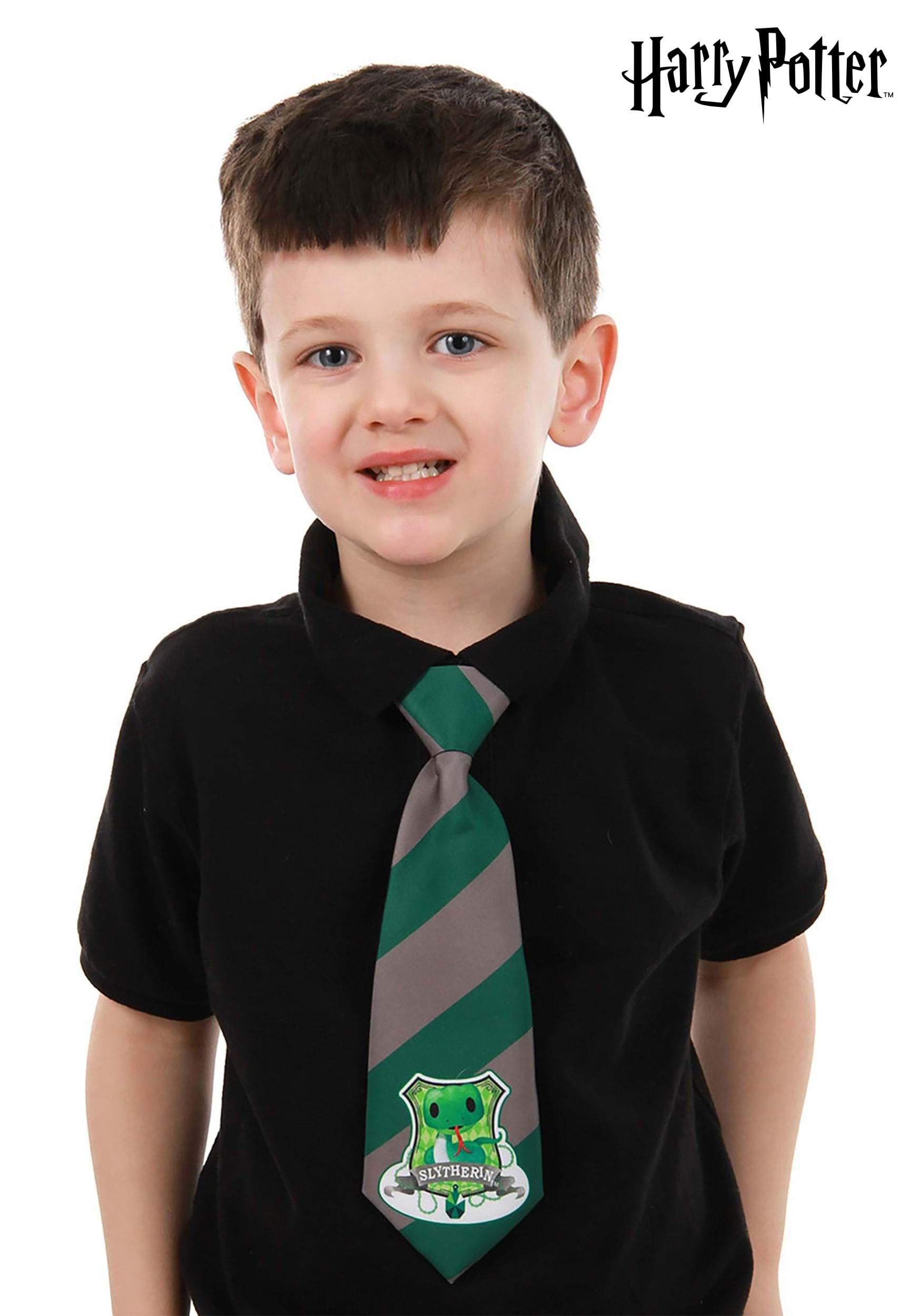 Slytherin Crest Toddler Tie