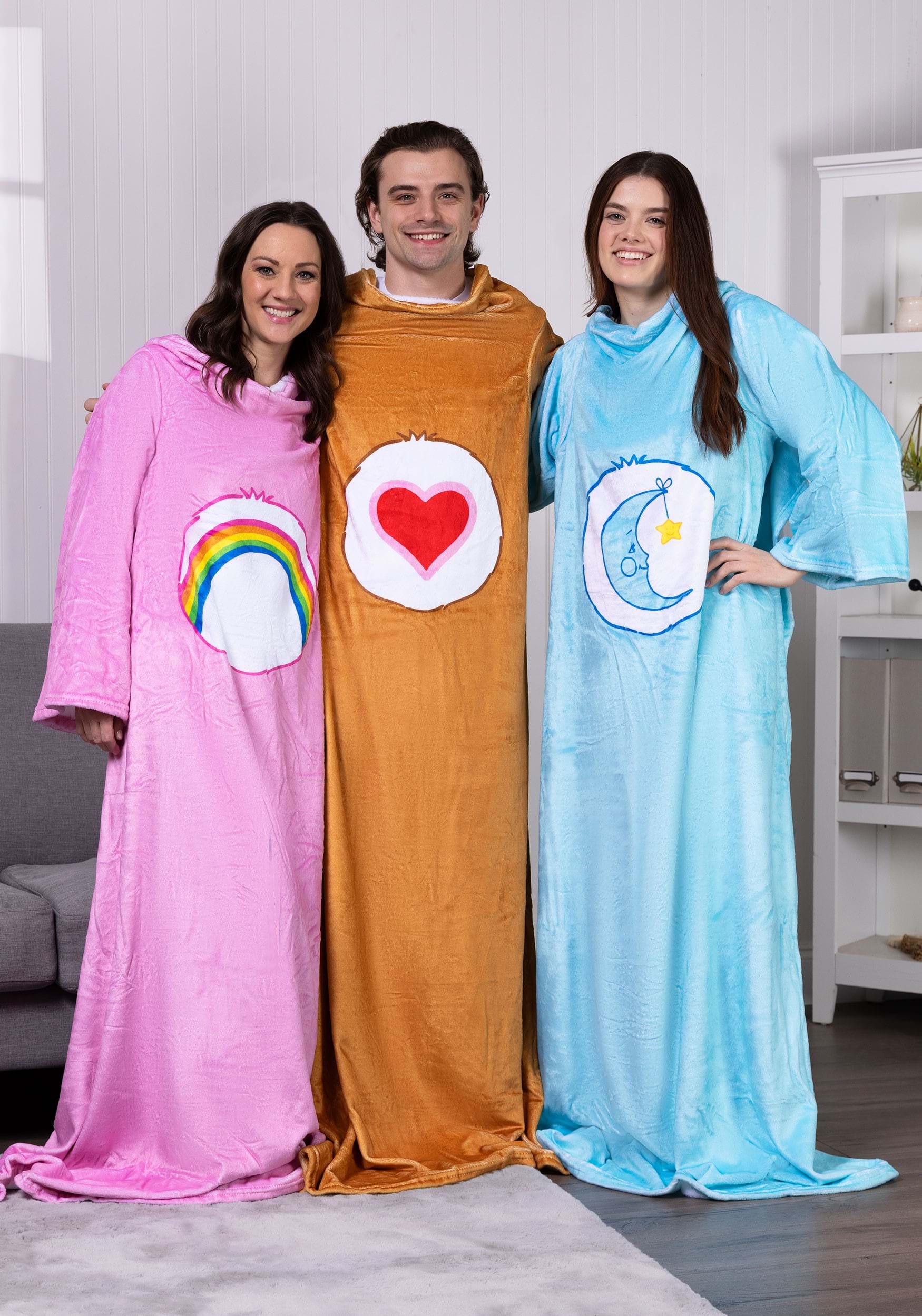 Care Bears Cheer Bear Wearable Throw Blanket