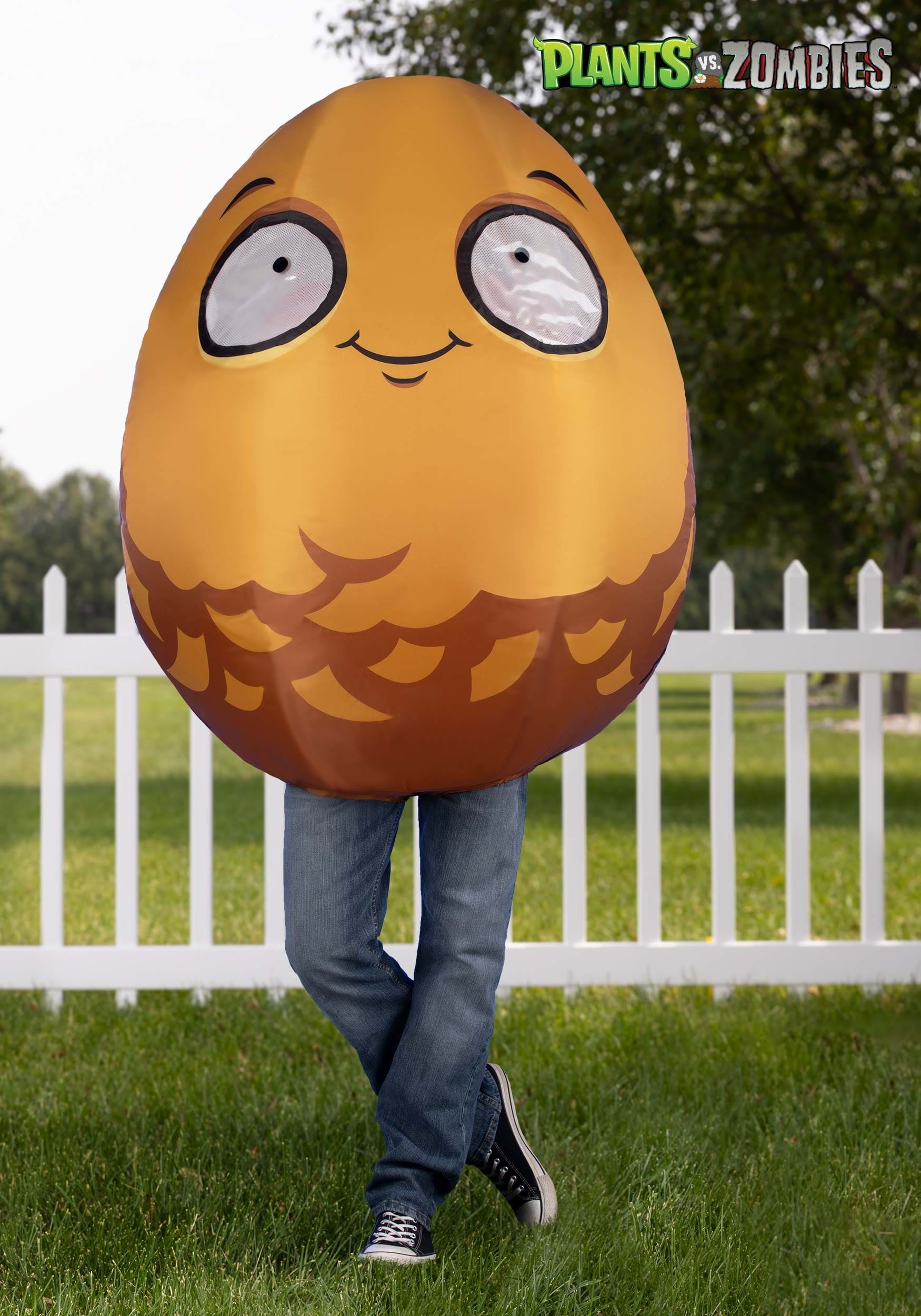 Adult Plants Vs Zombie Inflatable Wall-Nut Costume
