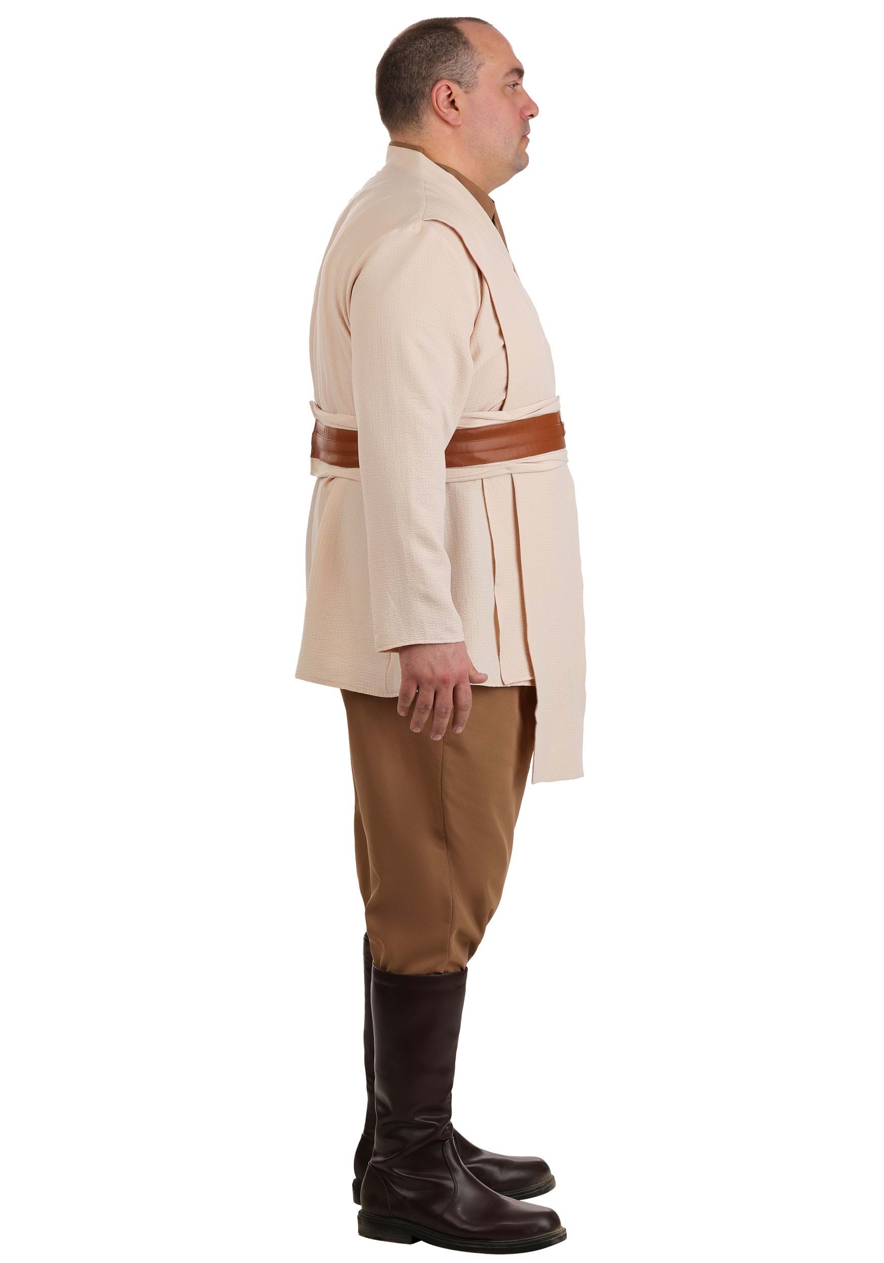 Men's Plus Size Deluxe Star Wars Jedi Costume 9 Men's Plus Size Deluxe Star Wars Jedi Costume