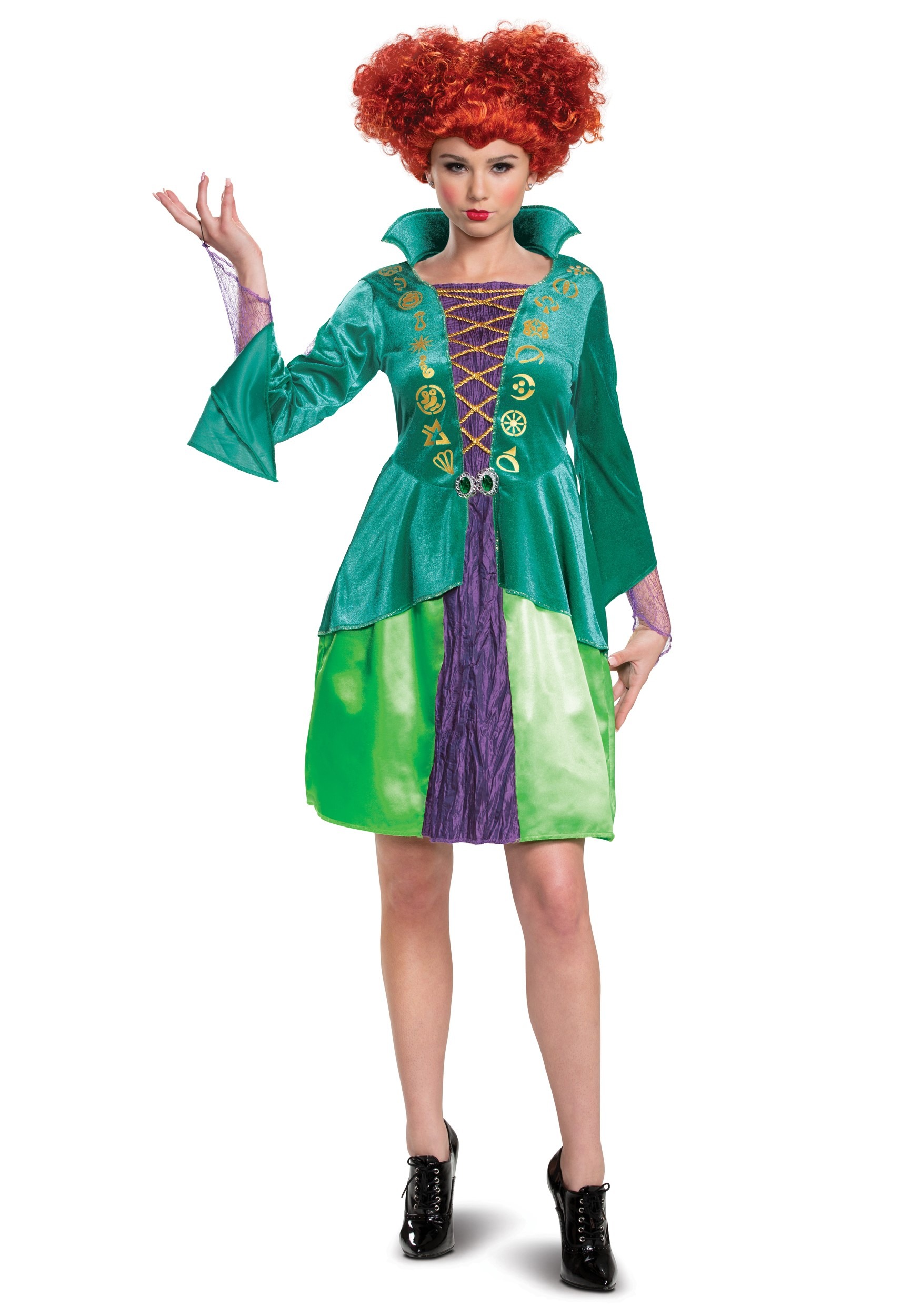Women's Disney Hocus Pocus Classic Wini Costume Dress