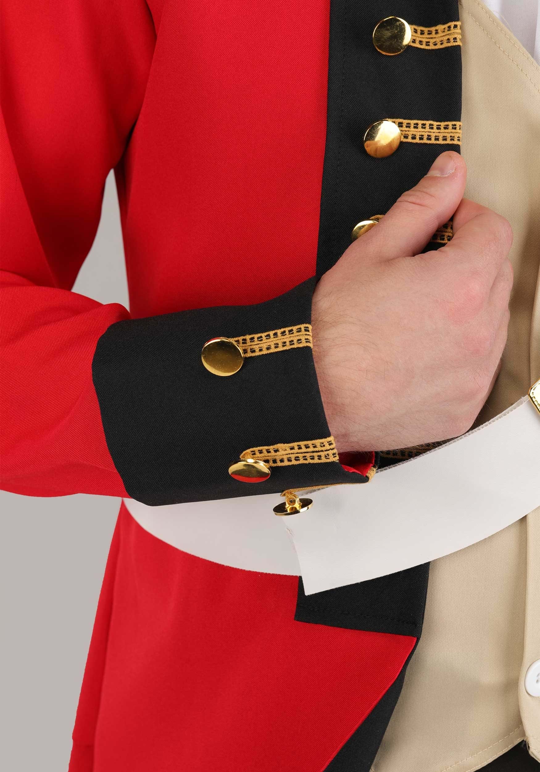 Men's British Redcoat Costume 3 Men's British Redcoat Costume