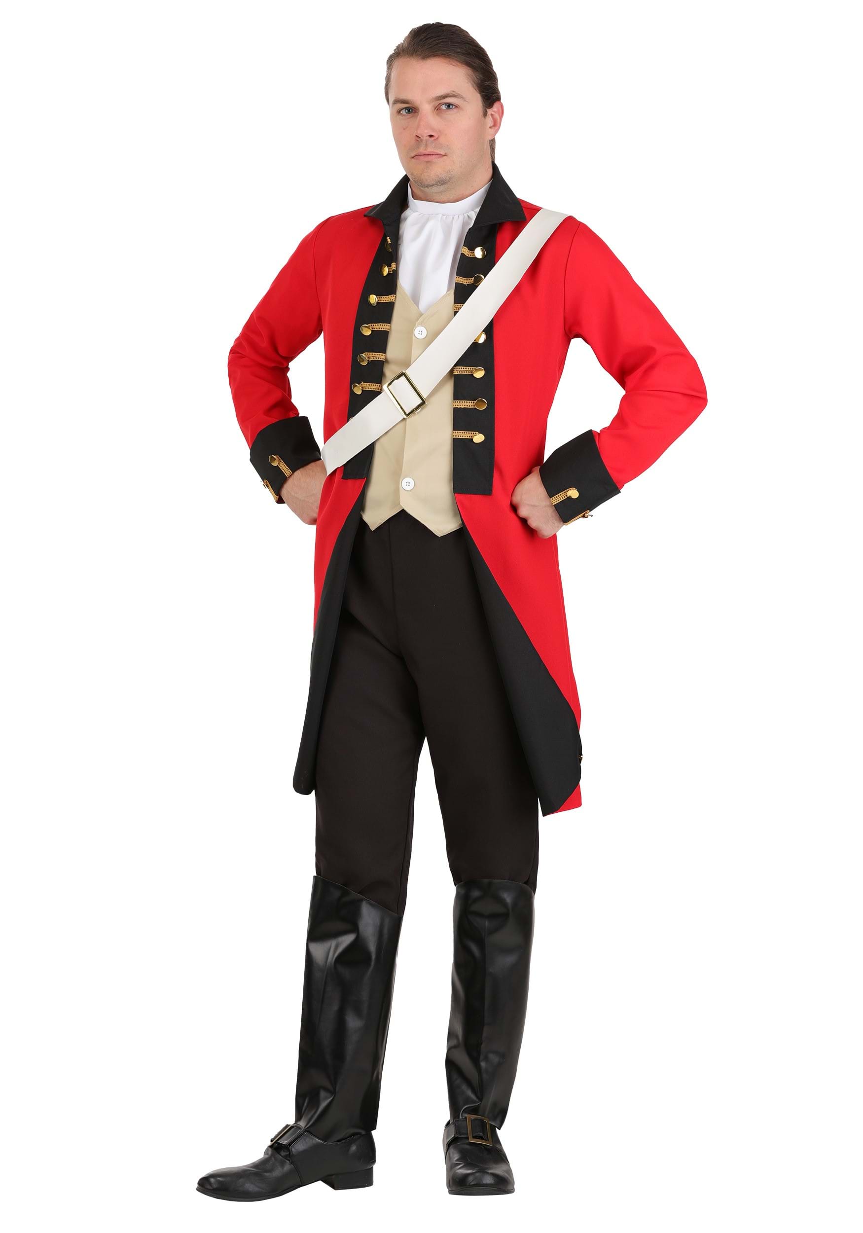 Men's British Redcoat Costume 7 Men's British Redcoat Costume