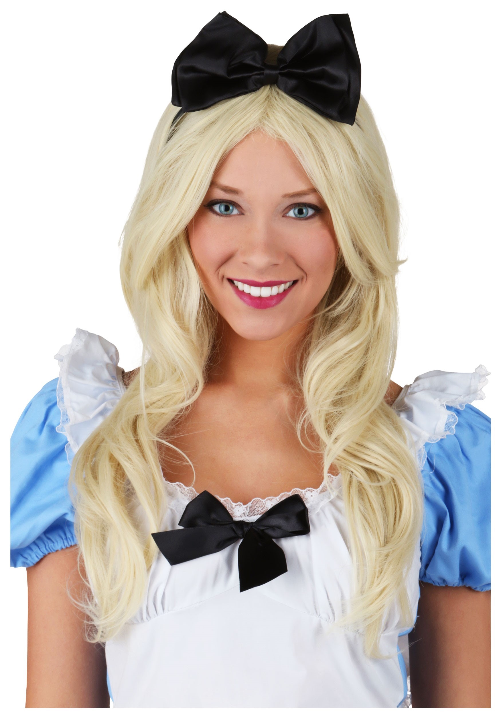 Alice Black Bow Headband Accessory