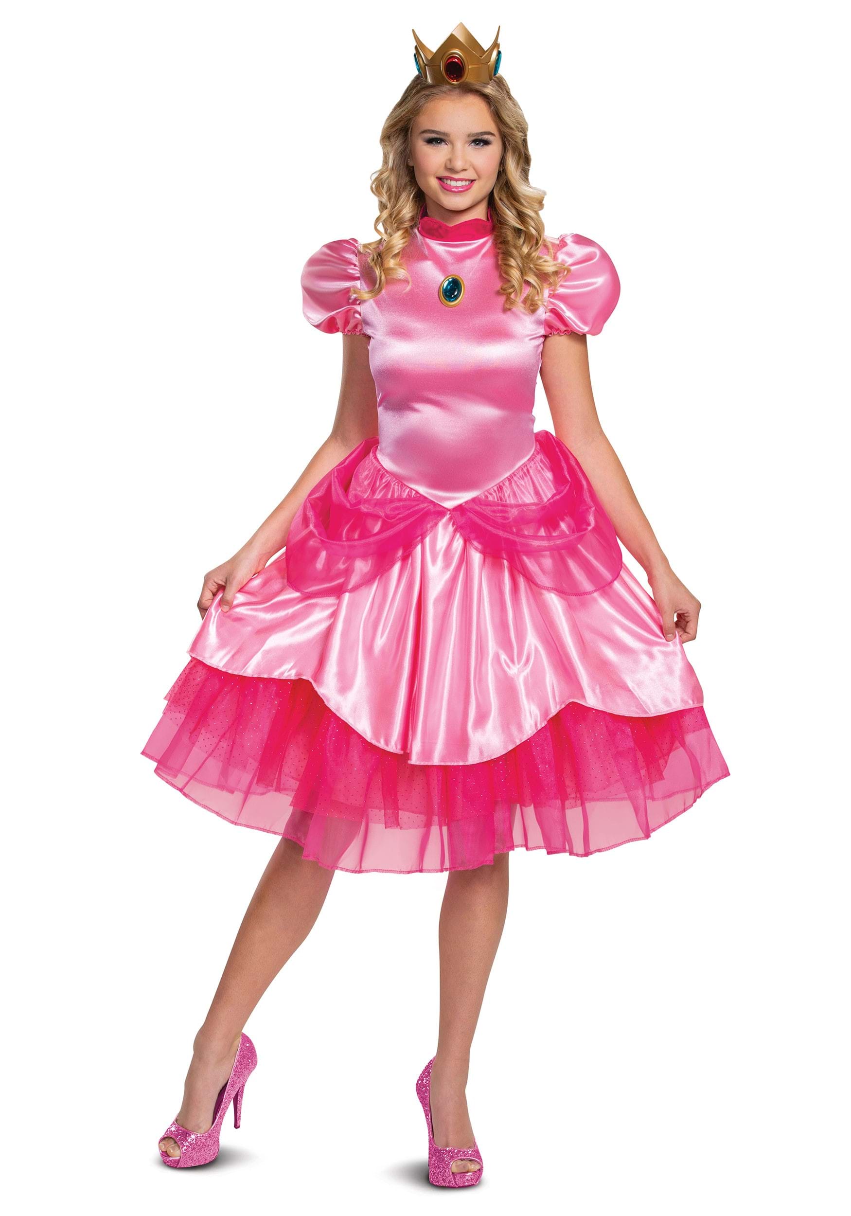 Deluxe Super Mario Women's Princess Peach Costume