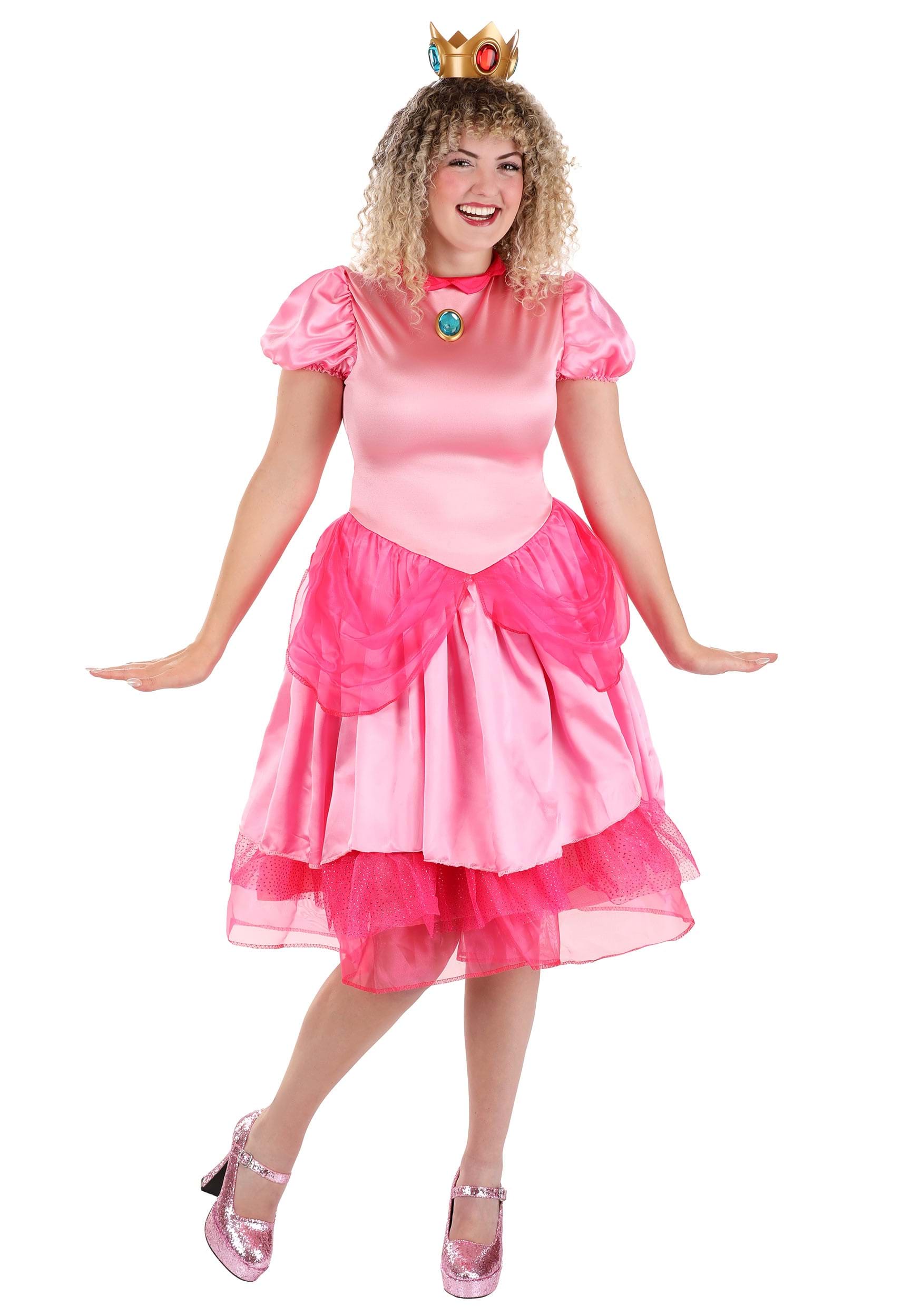 Deluxe Super Mario Women's Princess Peach Costume