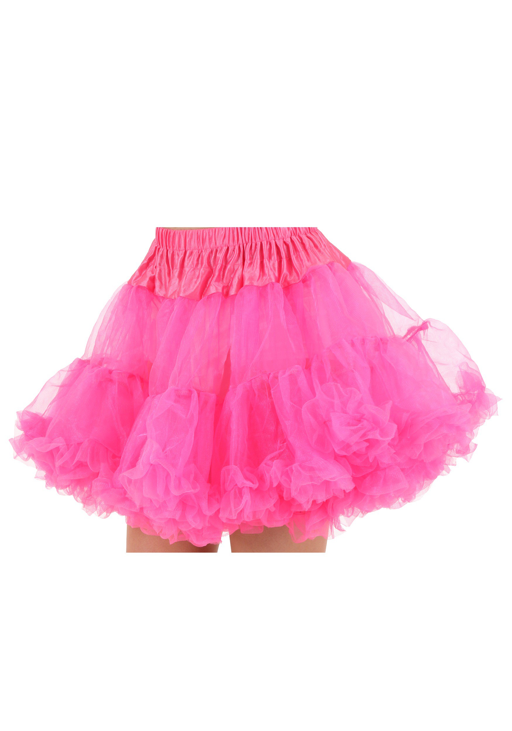 Adult Plus Size Hot Pink Costume Petticoat 1 Adult Plus Size Hot Pink Costume Petticoat