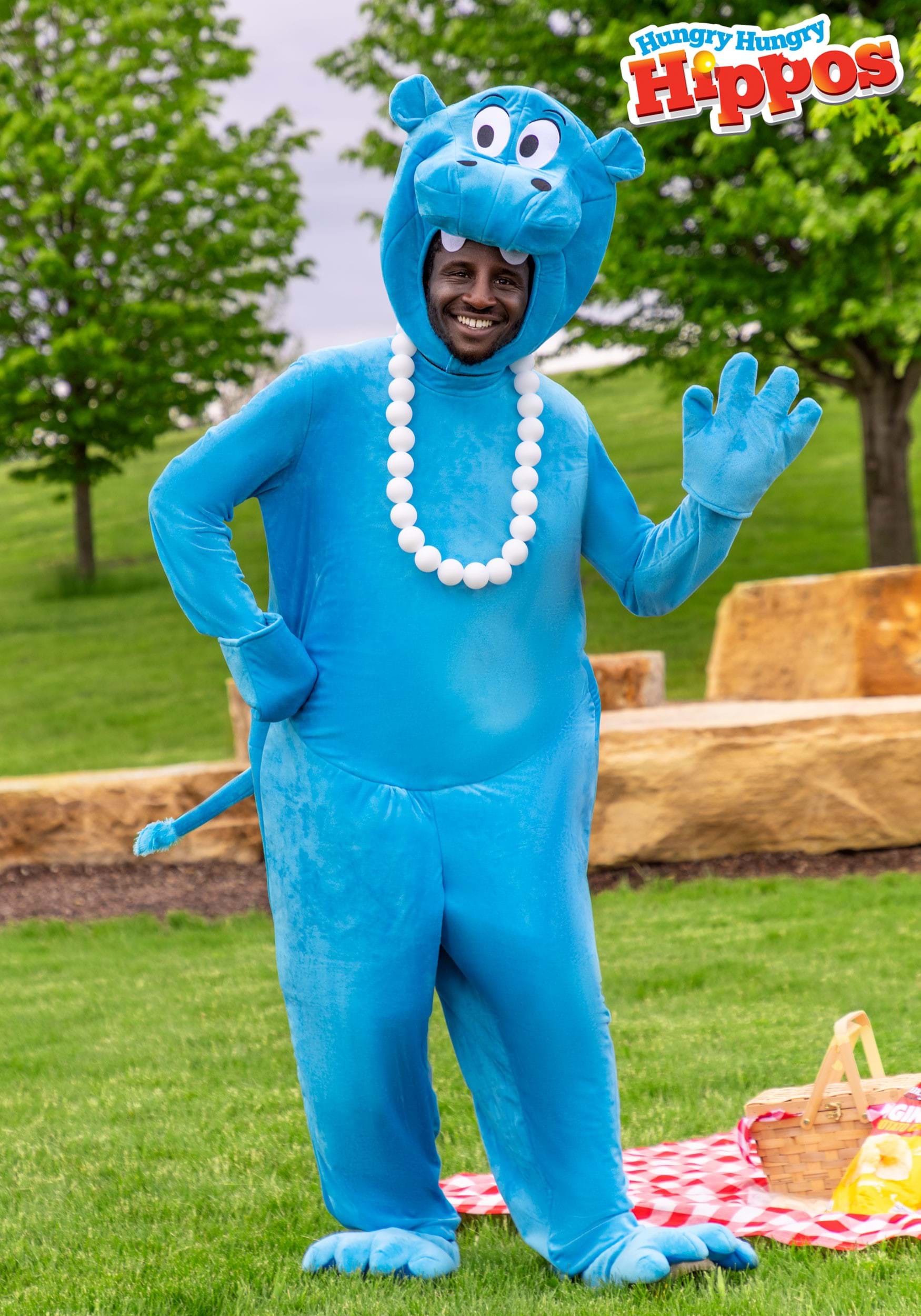 Adult Hungry Hungry Hippos Blue Costume