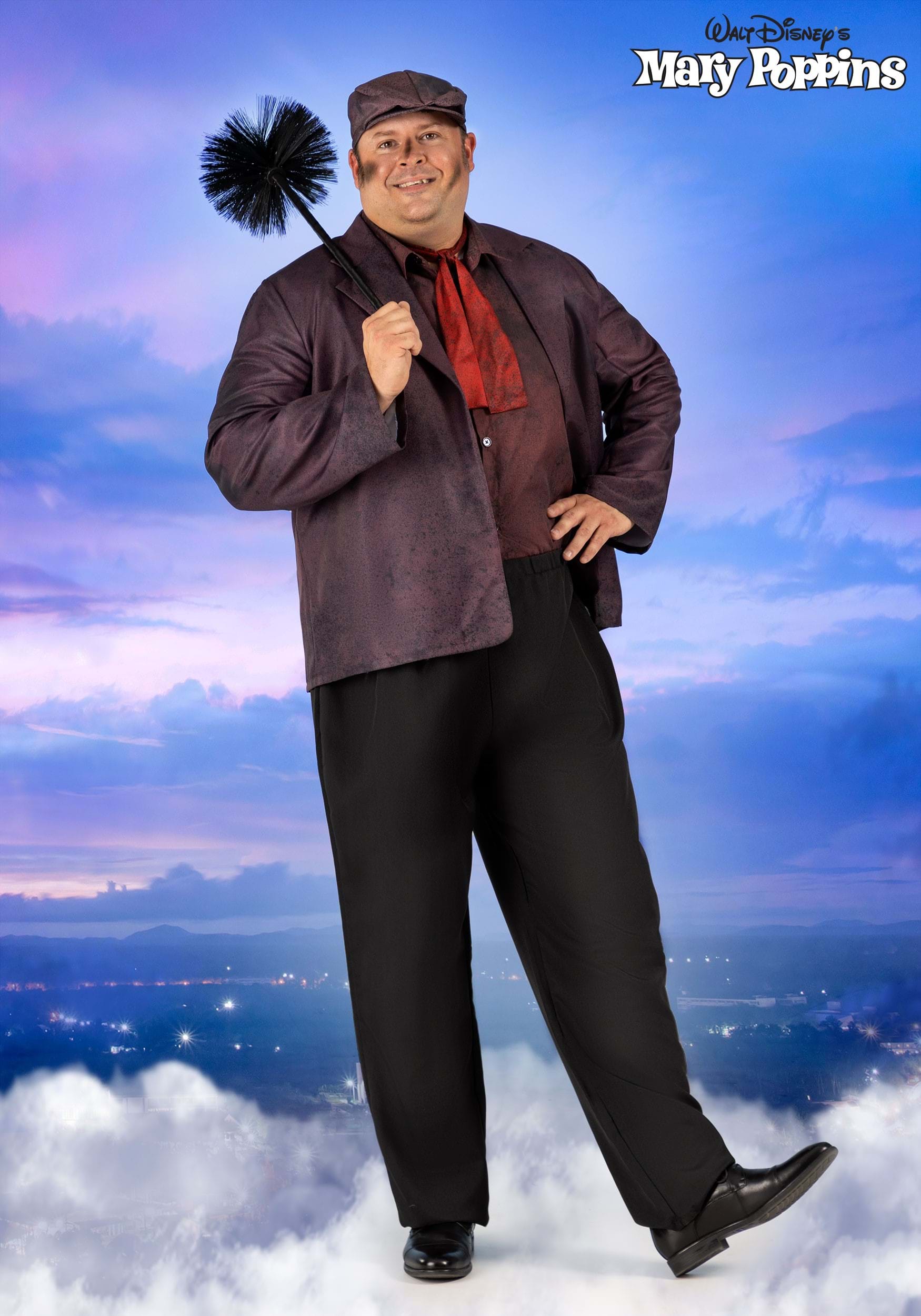 Plus Size Disney Mary Poppins Bert Men's Costume