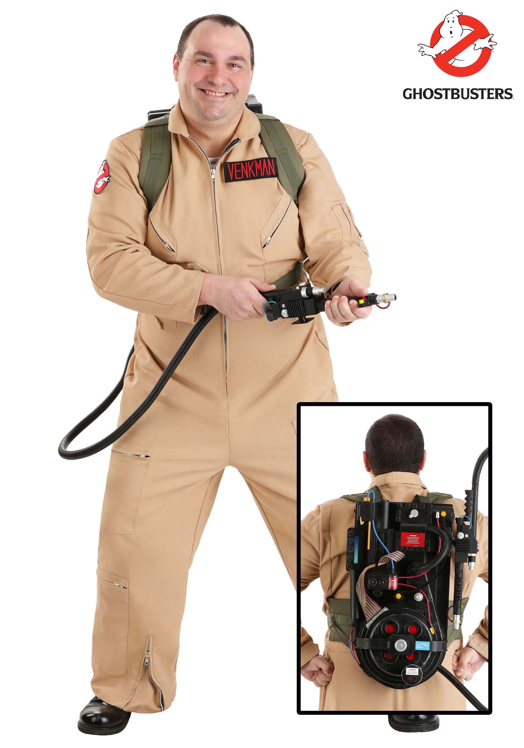 Men's Plus Size Authentic Ghostbusters Costume