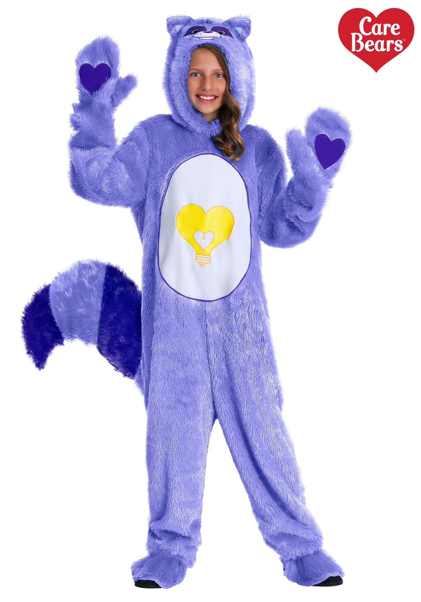Care Bears & Cousins Bright Heart Raccoon Kids Costume 1 Care Bears & Cousins Bright Heart Raccoon Kids Costume