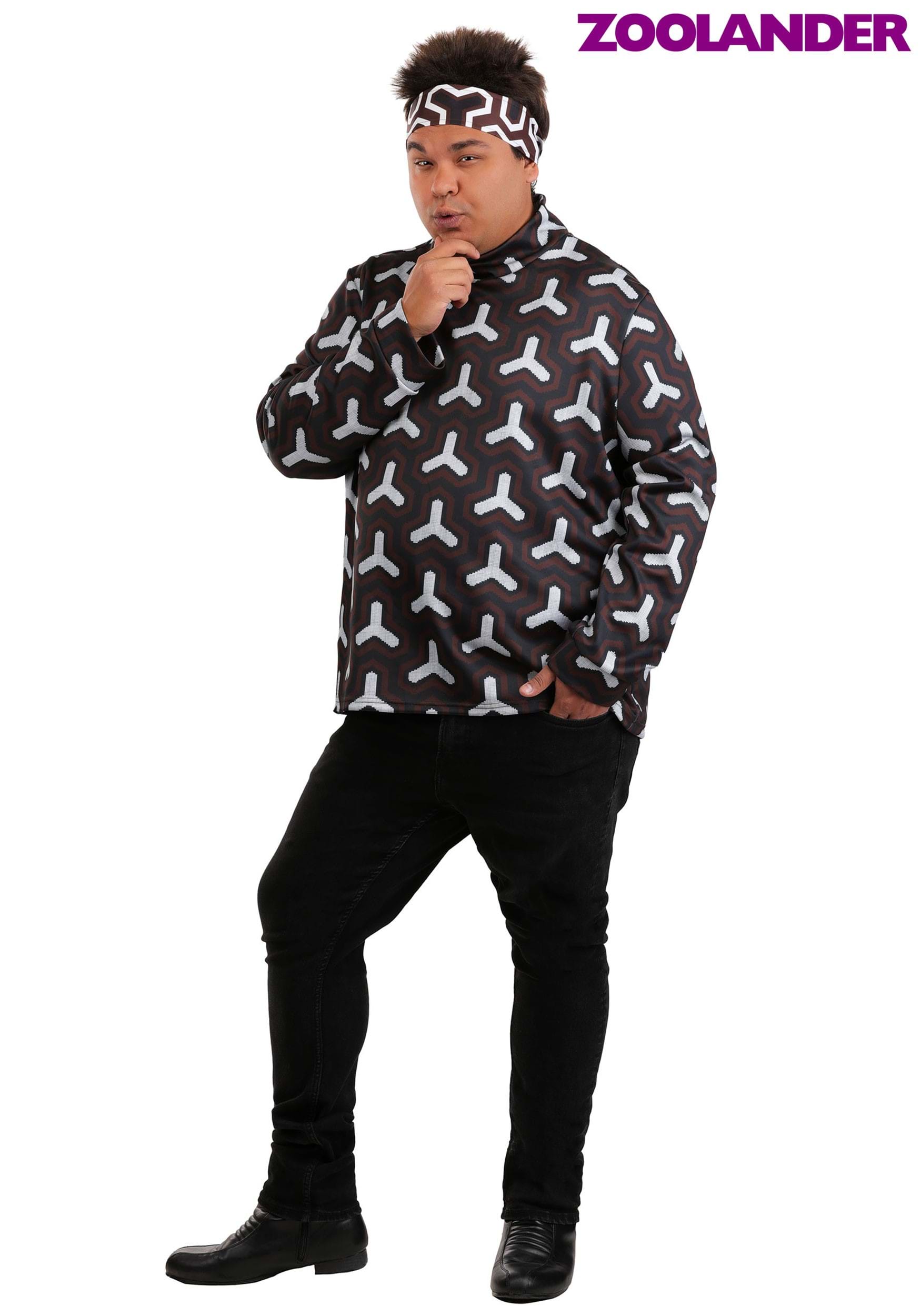 Men's Plus Size Derek Zoolander Costume