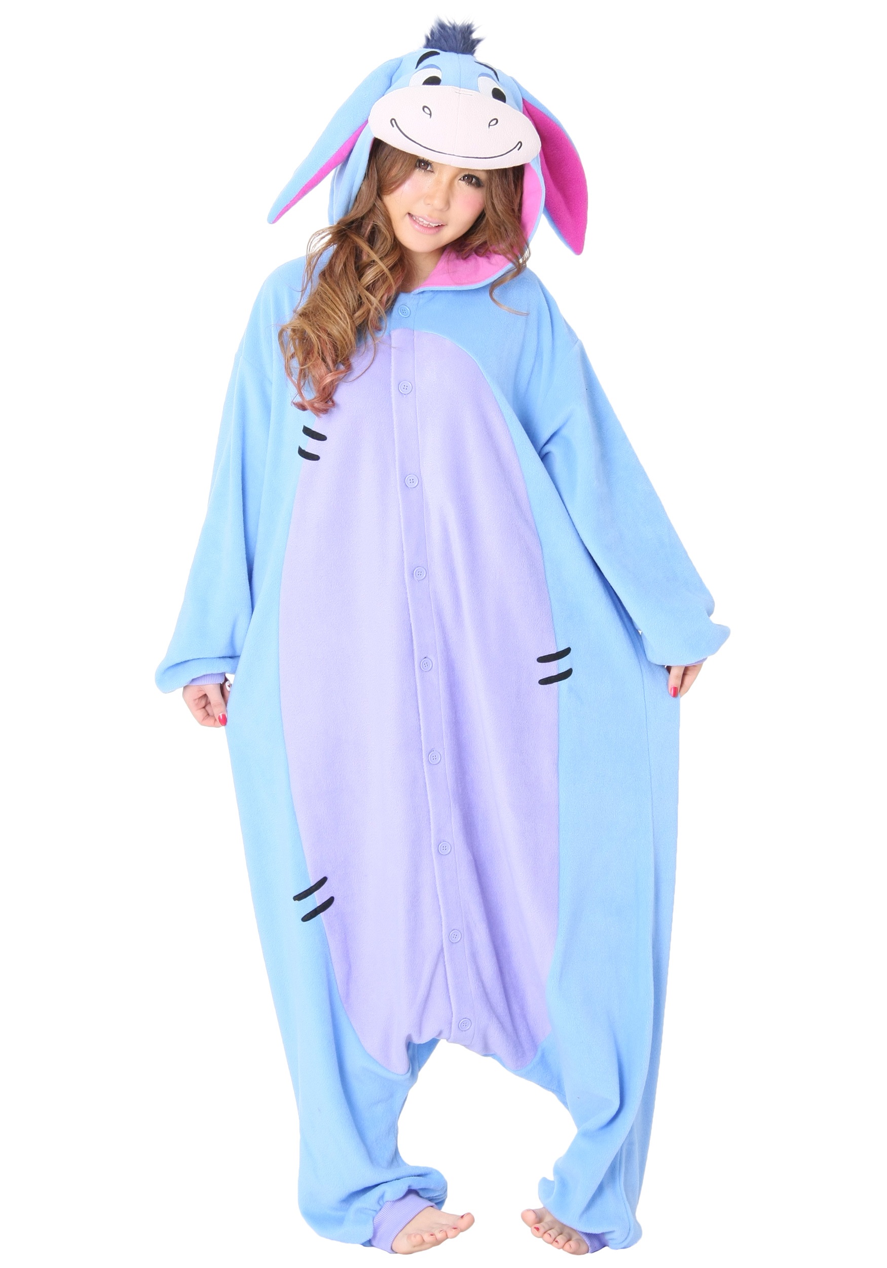 Winnie the Pooh Eeyore Kigurumi Pajamas for Adults