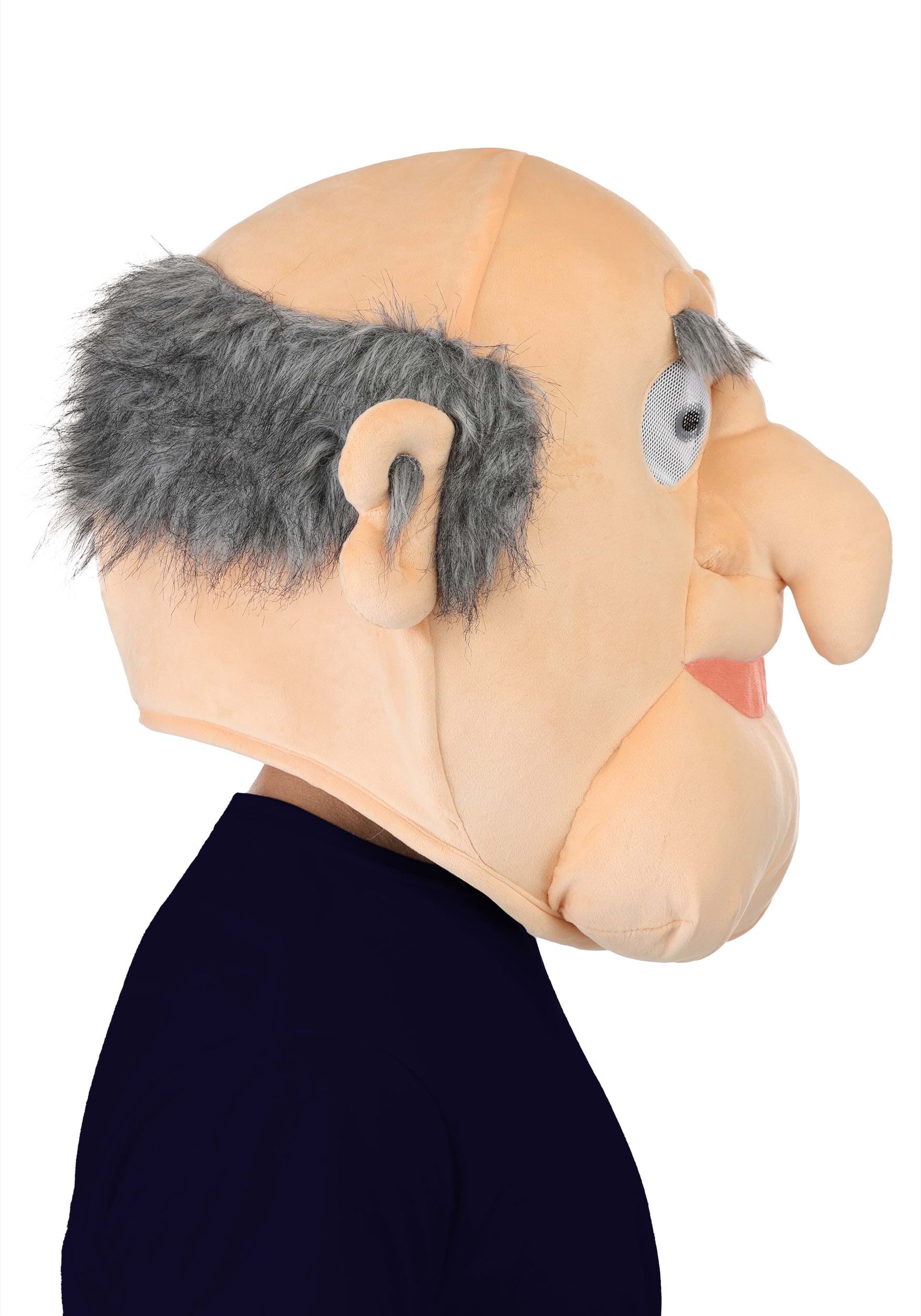 Adult Disney Muppets Statler Costume Mask 4 Adult Disney Muppets Statler Costume Mask