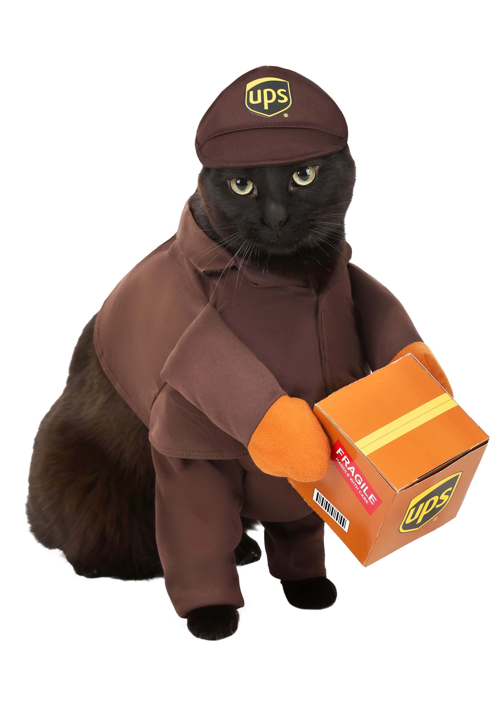 UPS Dog Costume With Hat