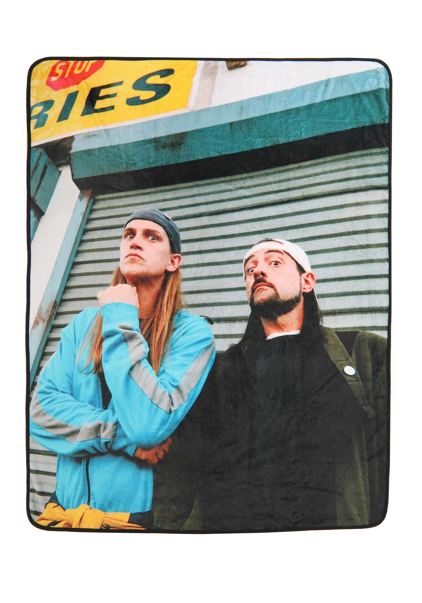 Jay and Silent Bob 60 Inch x 48 Inch Throw Blanket