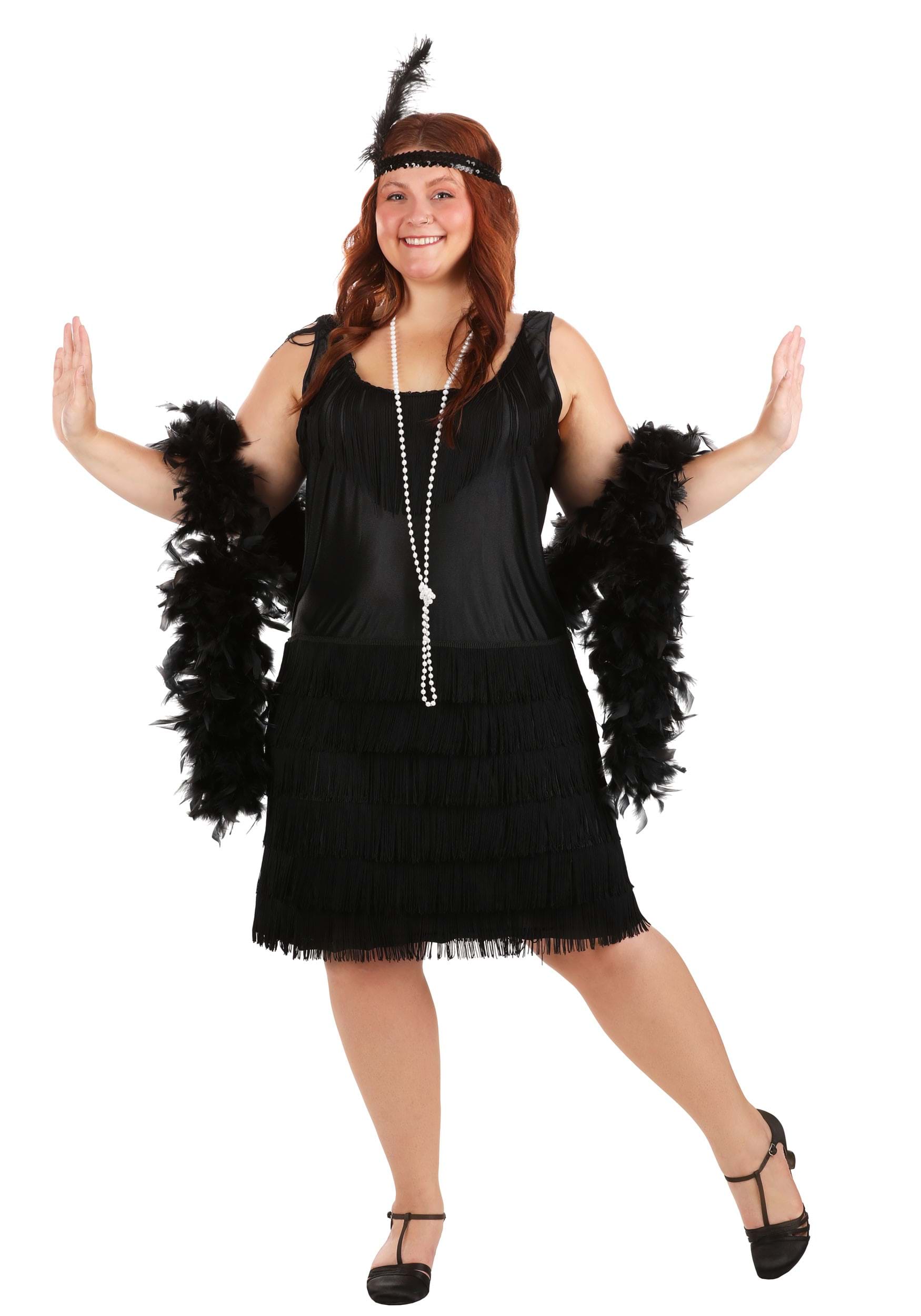 1920's Flapper Plus Size Women's Costume
