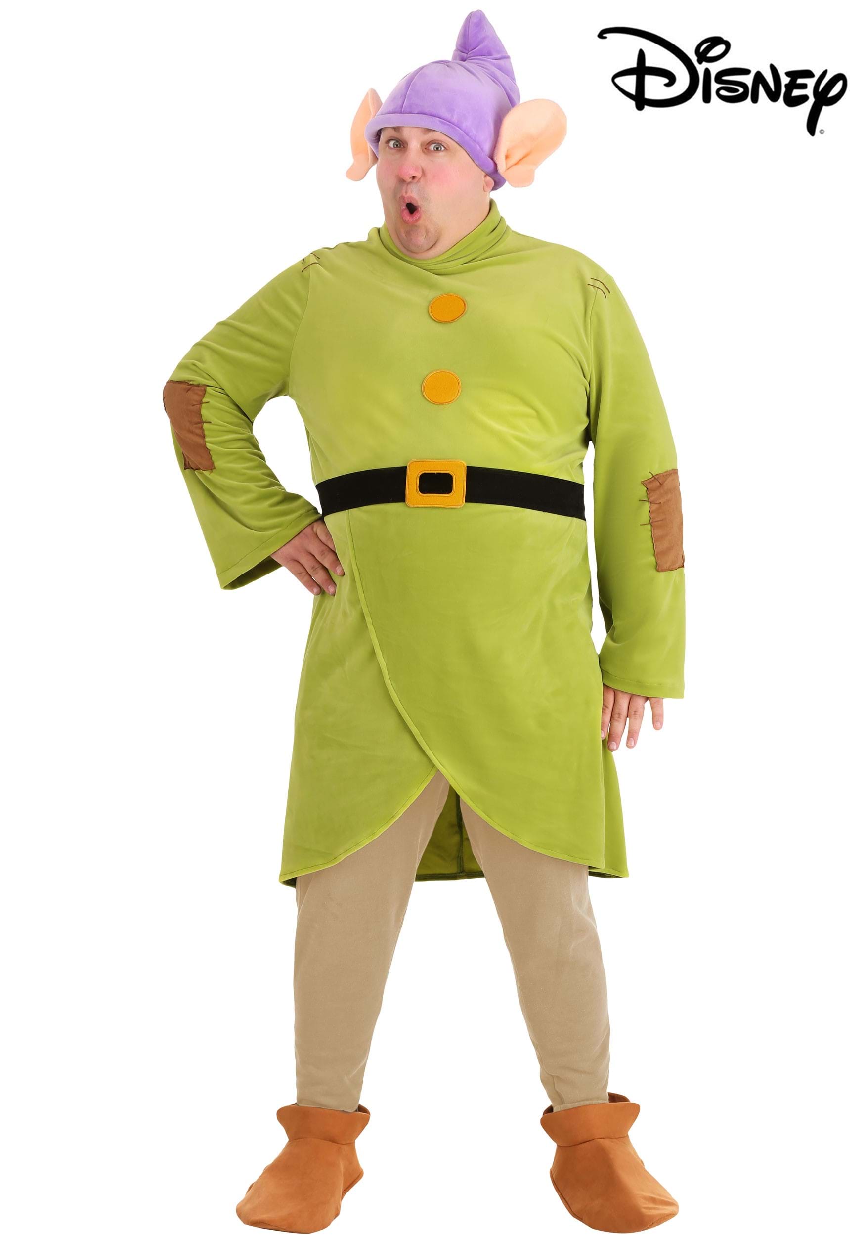 Dopey Costume for Plus Size Adults from Disney's Snow White