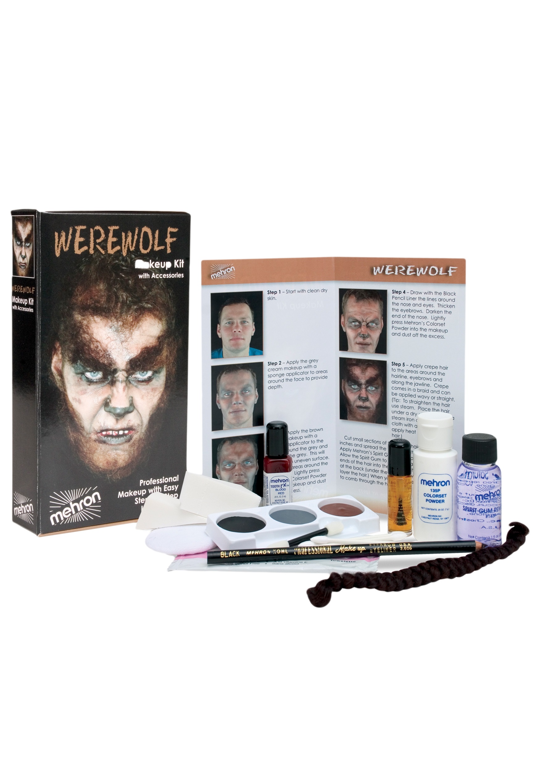 Werewolf Deluxe Movie Makeup Kit 1 Werewolf Deluxe Movie Makeup Kit