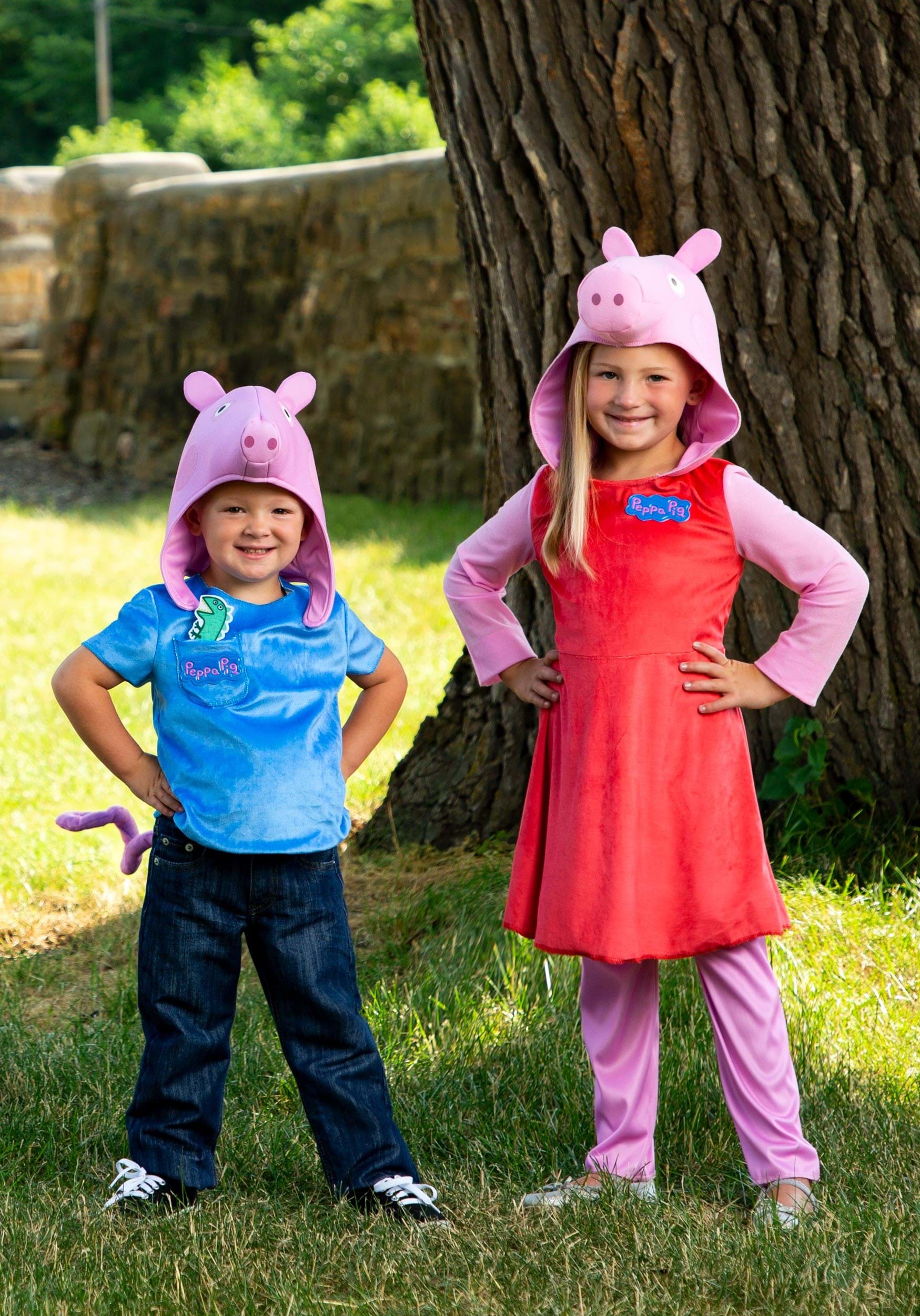Peppa Pig Long Sleeve Girls Costume